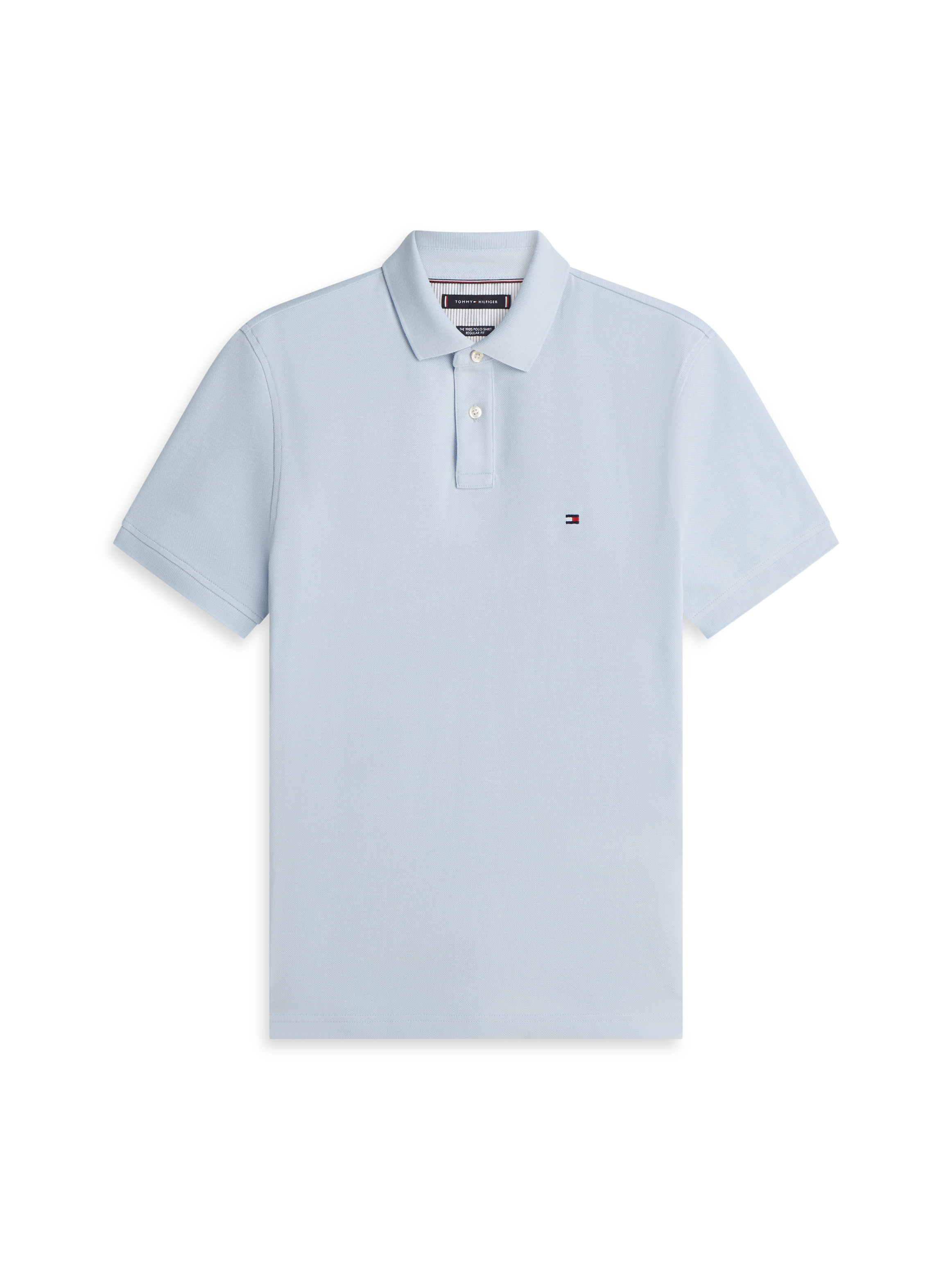 Tommy Hilfiger Poloshirt »1985 REGULAR POLO mit Kontraststreifen und Knopfleiste« unifarben, sportlich, regular fit, Baumwollmix, Polokragen