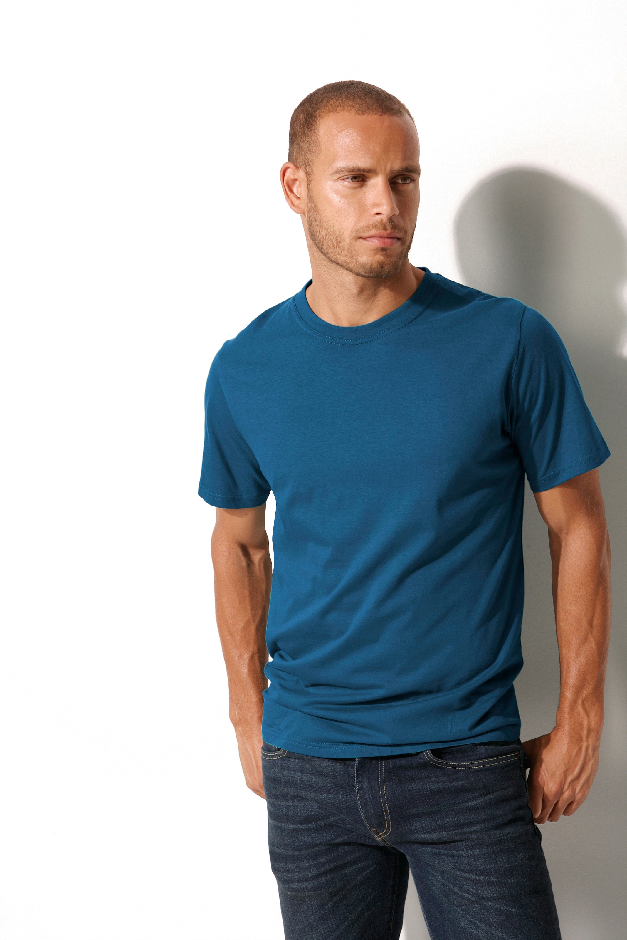 H.I.S T-Shirt, (Packung, 3 tlg.), aus Baumwolle perfekt als Unterziehshirt