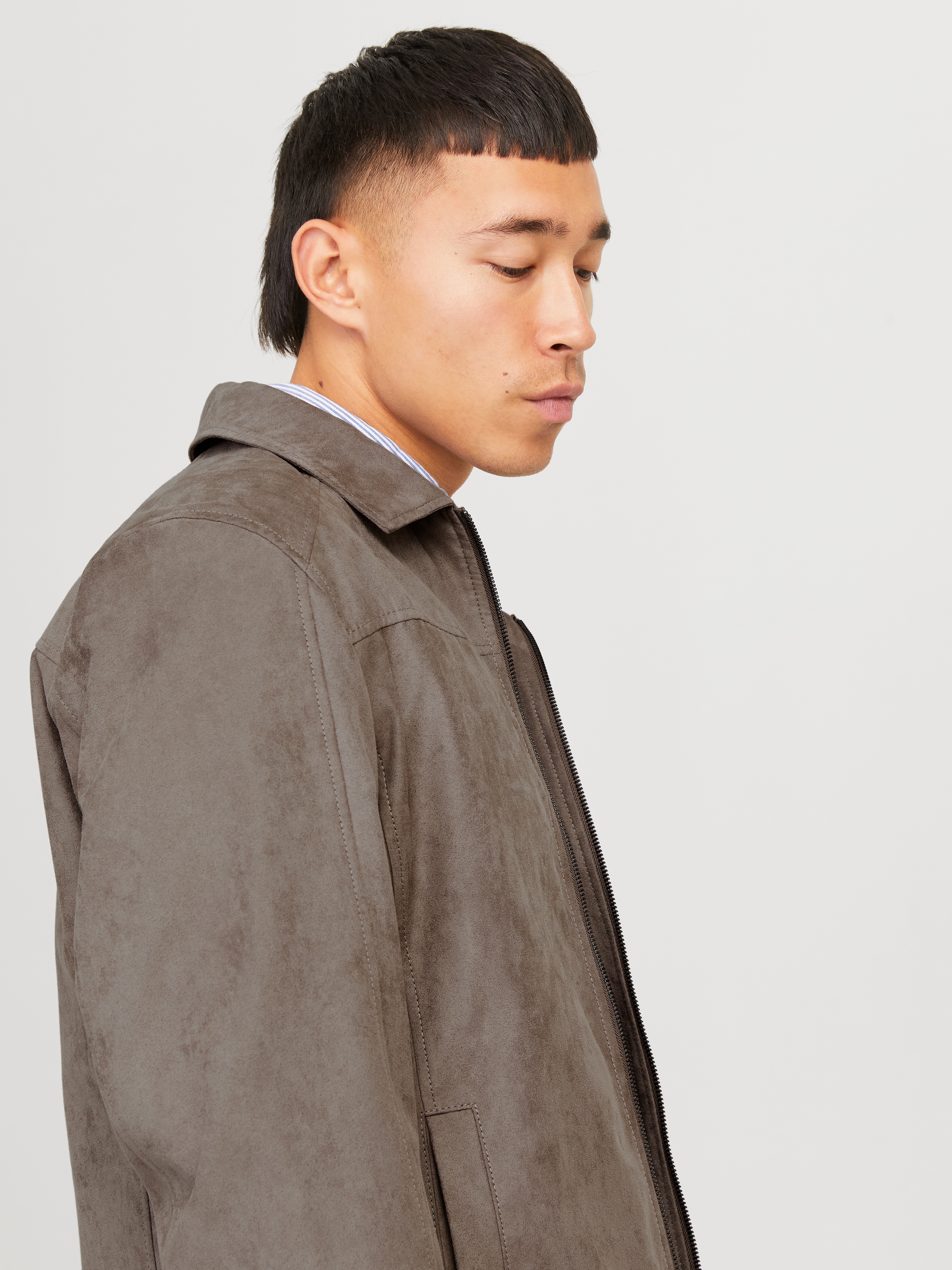 Jack & Jones Hemdjacke »JJEDYLAN SHACKET NOOS«, ohne Kapuze, mit Fly-Away Kragen