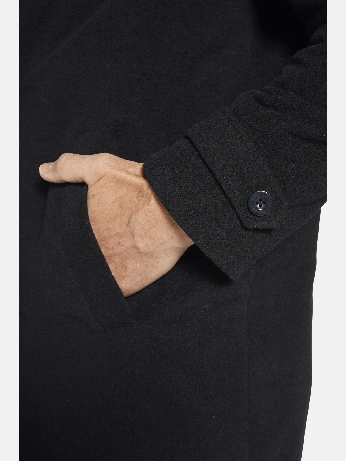 Jan Vanderstorm Wolljacke »Mantel NORMEN«, (1 St.)