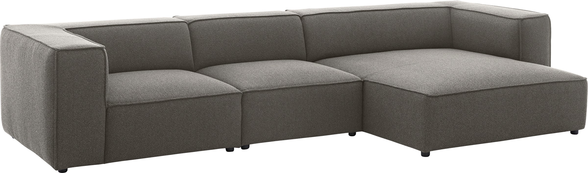 W.SCHILLIG Ecksofa »around-the-block«, mit eleganter Biese, mit Federkern, Breite 341 cm