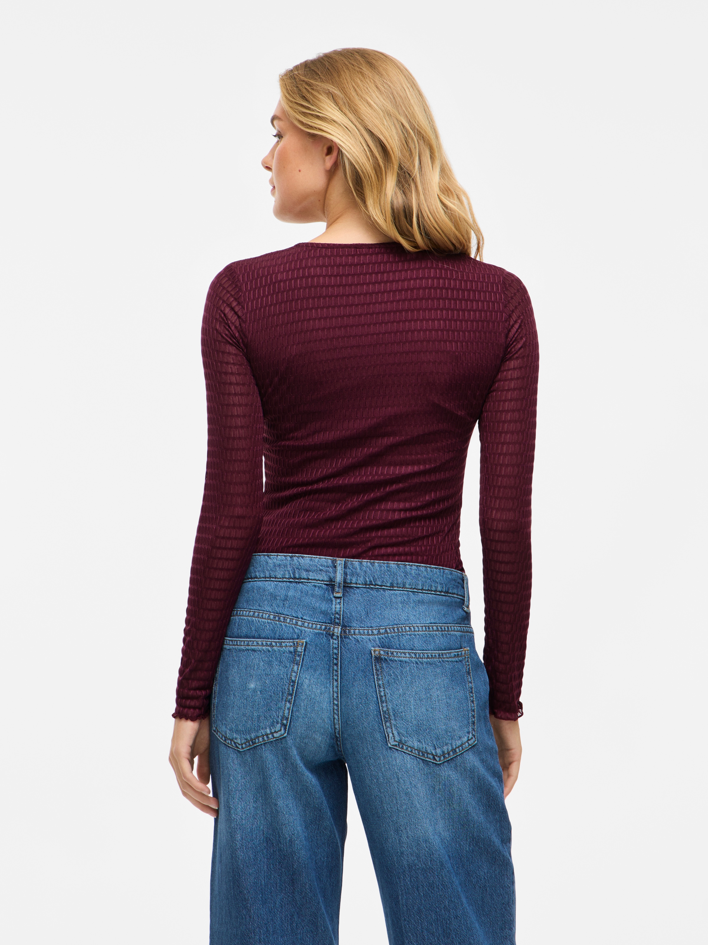 Vila Langarmshirt »VILARINE O-NECK L/S TOP - NOOS«