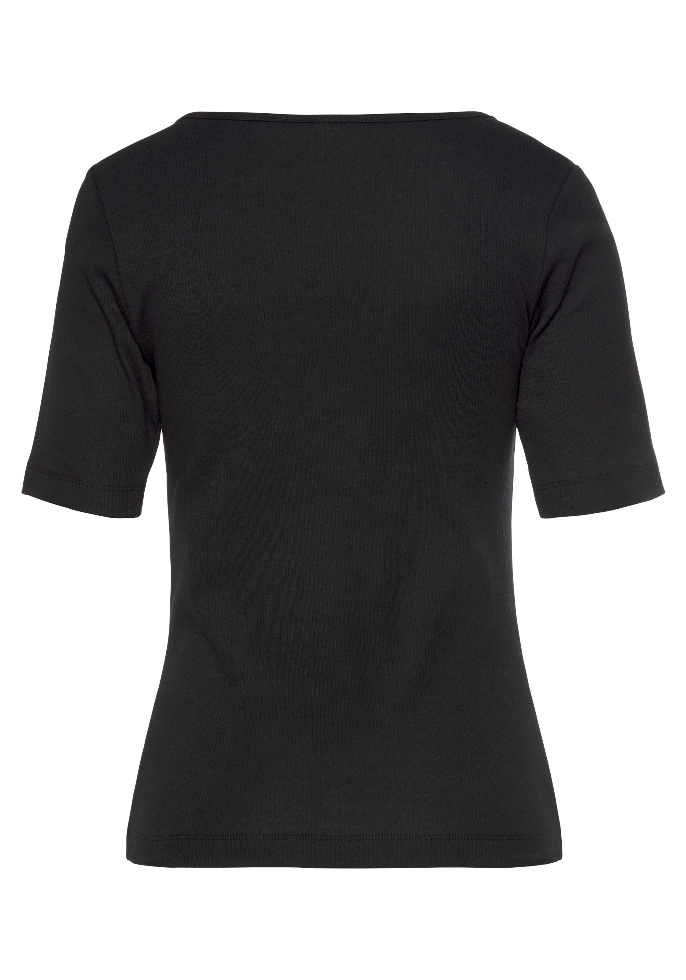 LASCANA Pyjamaoberteil, aus Rippstrick