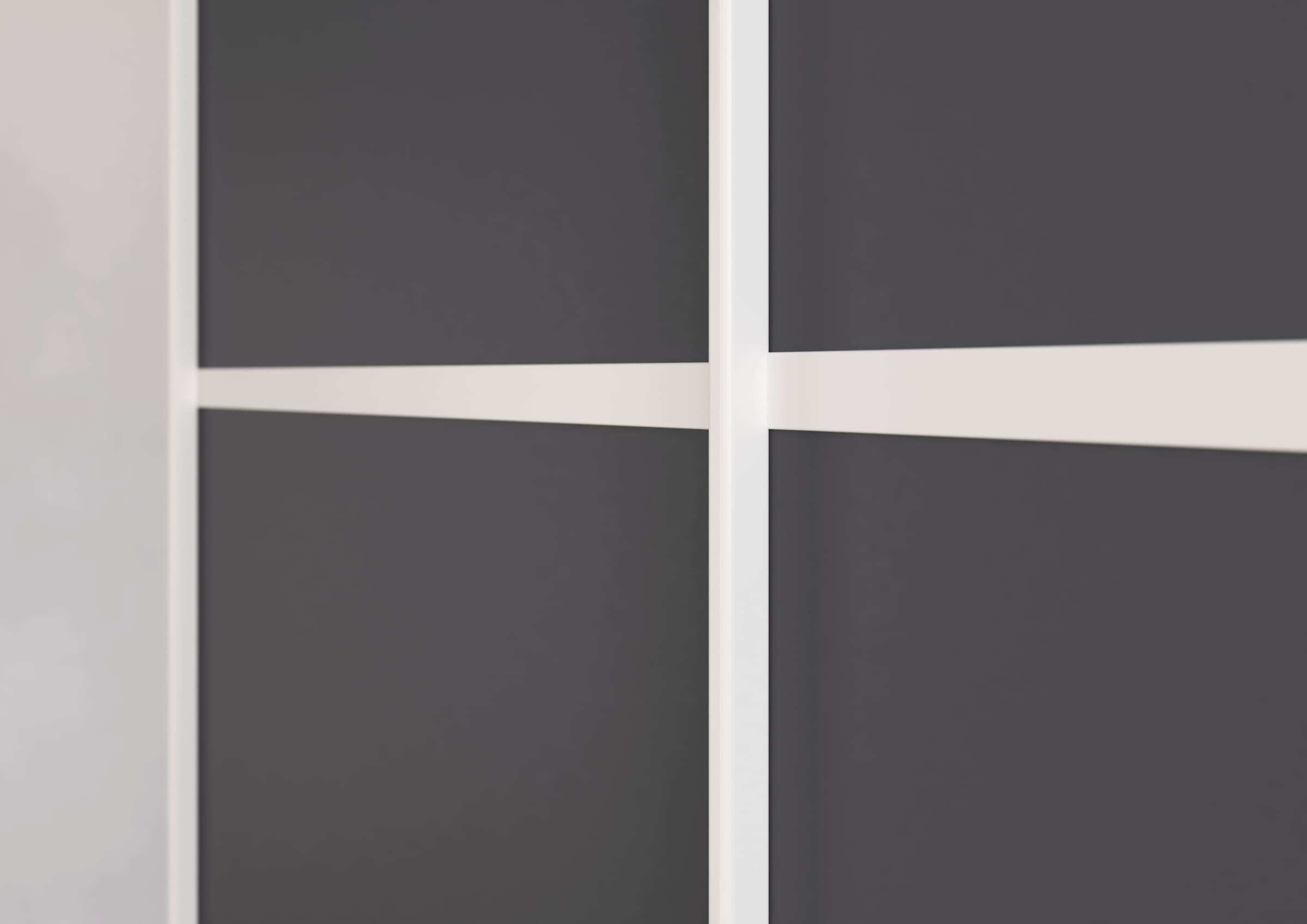 rauch Kleiderschrank »Schwebetürenschrank OTTO´s Choice Garderobe Schrank TOP ANGEBOT Avola«, (in 3 verschiedenen Ausstattungen BASIC/CLASSIC/PREMIUM inkl. Spiegel), mit eleganten Zierleisten in Chrom, Schwarz oder Weiß MADE IN GERMANY