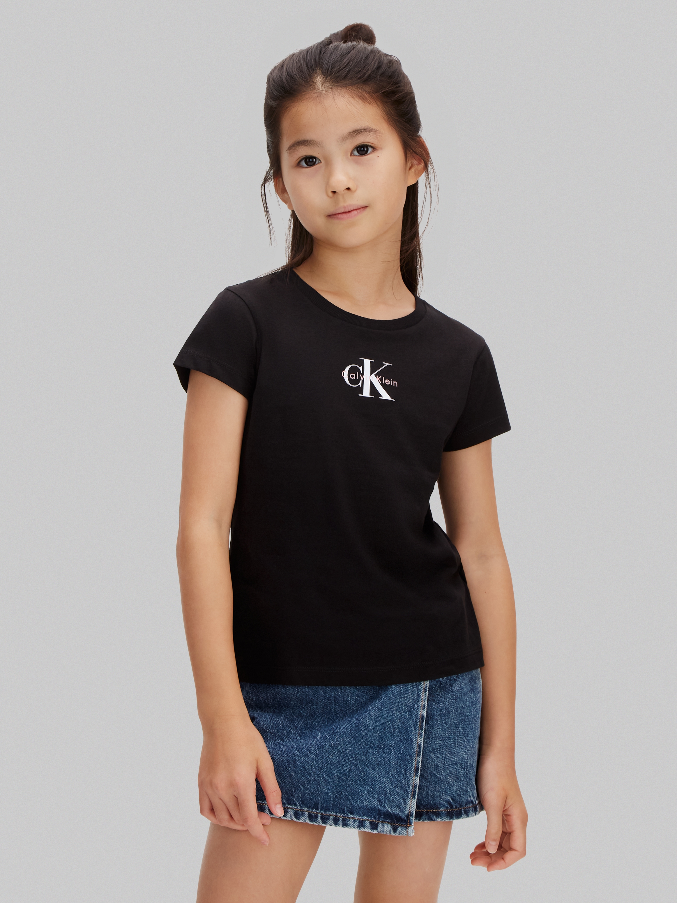 Calvin Klein Jeans T-Shirt »MICRO MONOGRAM TOP« Regular fit für Kinder