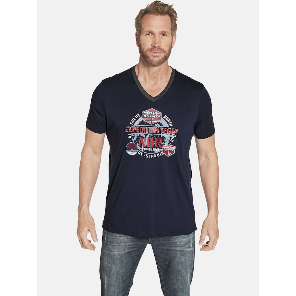 Jan Vanderstorm V-Shirt »T-Shirt FEMKE«