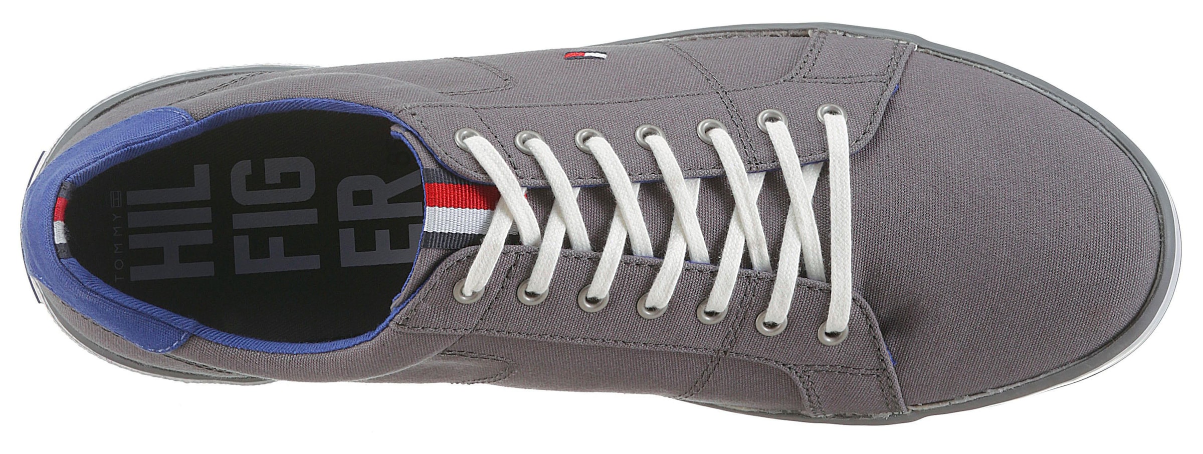 Tommy Hilfiger Sneaker »H2285ARLOW 1D«, mit seitlichem Logoflag, Freizeitschuh, Halbschuh, Schnürschuh