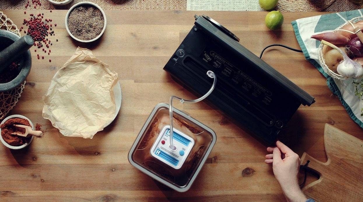 Gastroback Vakuumierer »Advanced Scale 46012« 120 W inkl. 5 Folienbeutel und 1 Folienrolle