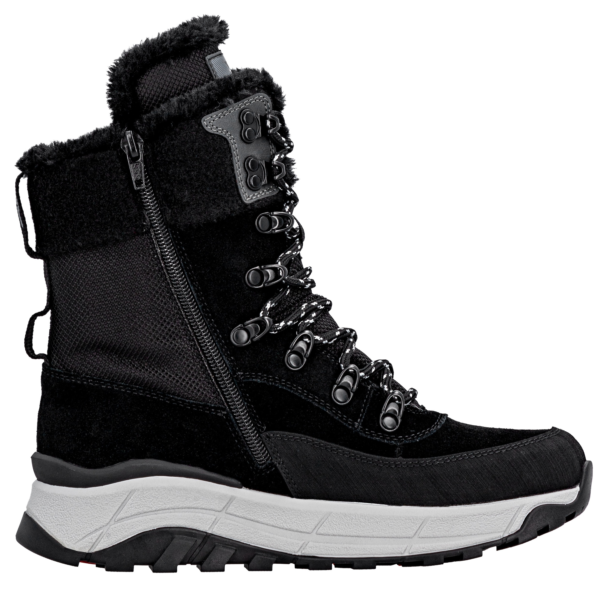 RIEKER Sport Winterboots, Schneeboots, Outdoorstiefelette, TEX Ausstattung, Fiber Grip Sohle