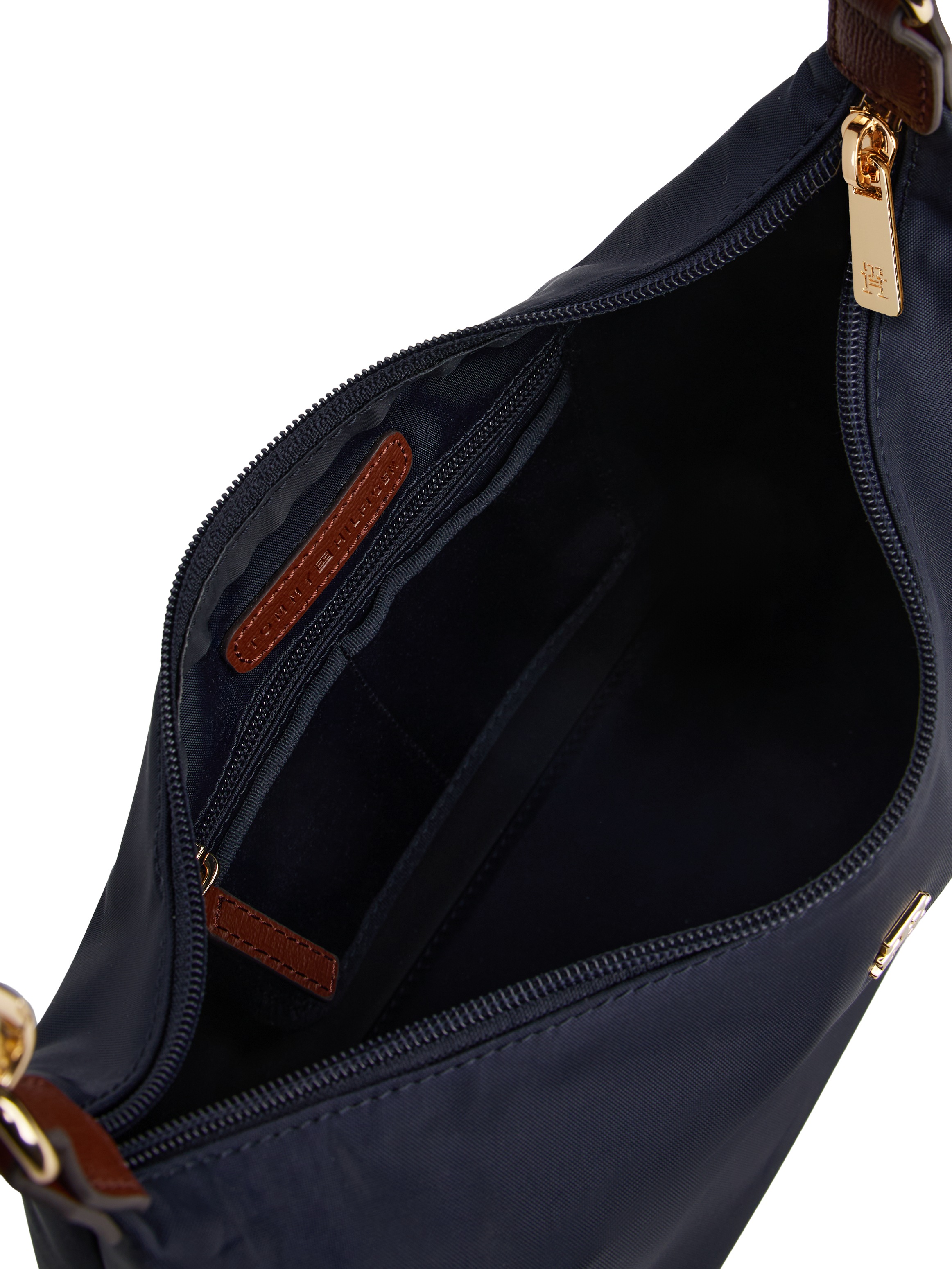 Tommy Hilfiger Schultertasche »POPETTE SHOULDER BAG«, Damen Umhängetasche, Tragetasche mit TH-Schmuckelement