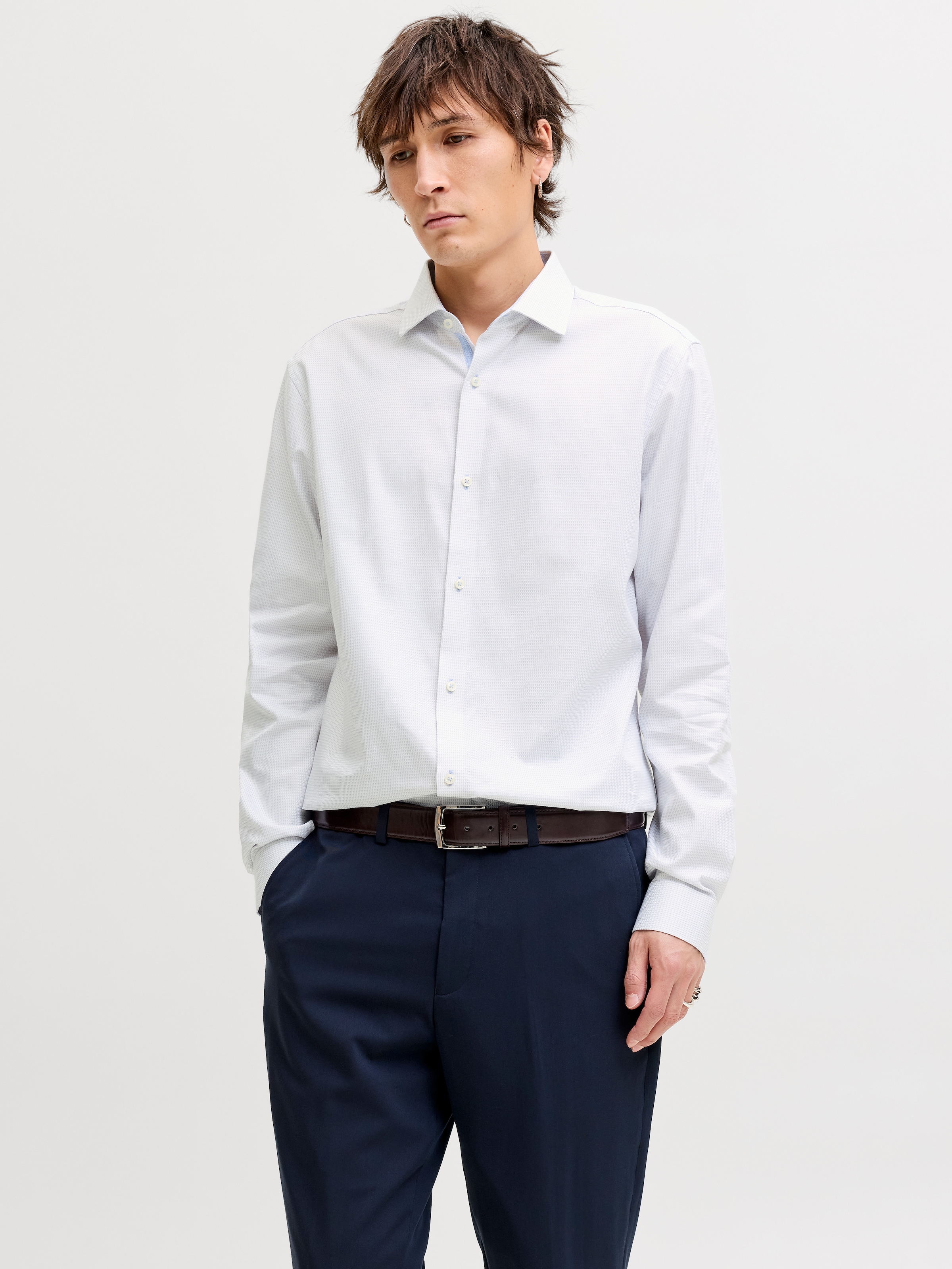 Jack & Jones Langarmhemd »JPRBLAPARKER DETAIL L/S SHIRT NOOS«