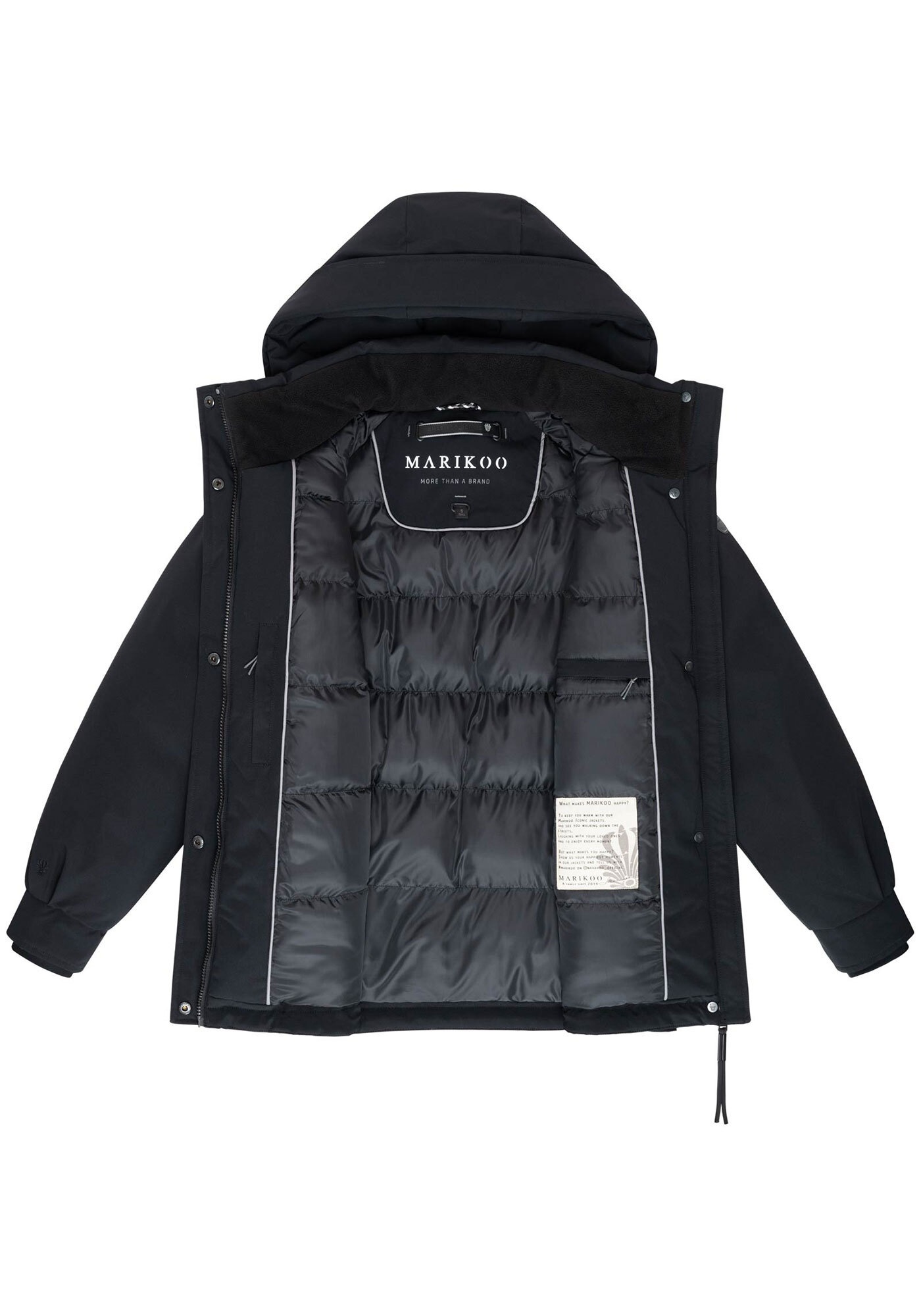 Marikoo Winterjacke »Marikoo Shigaraa Damen Herbst Winter Jacke N096«