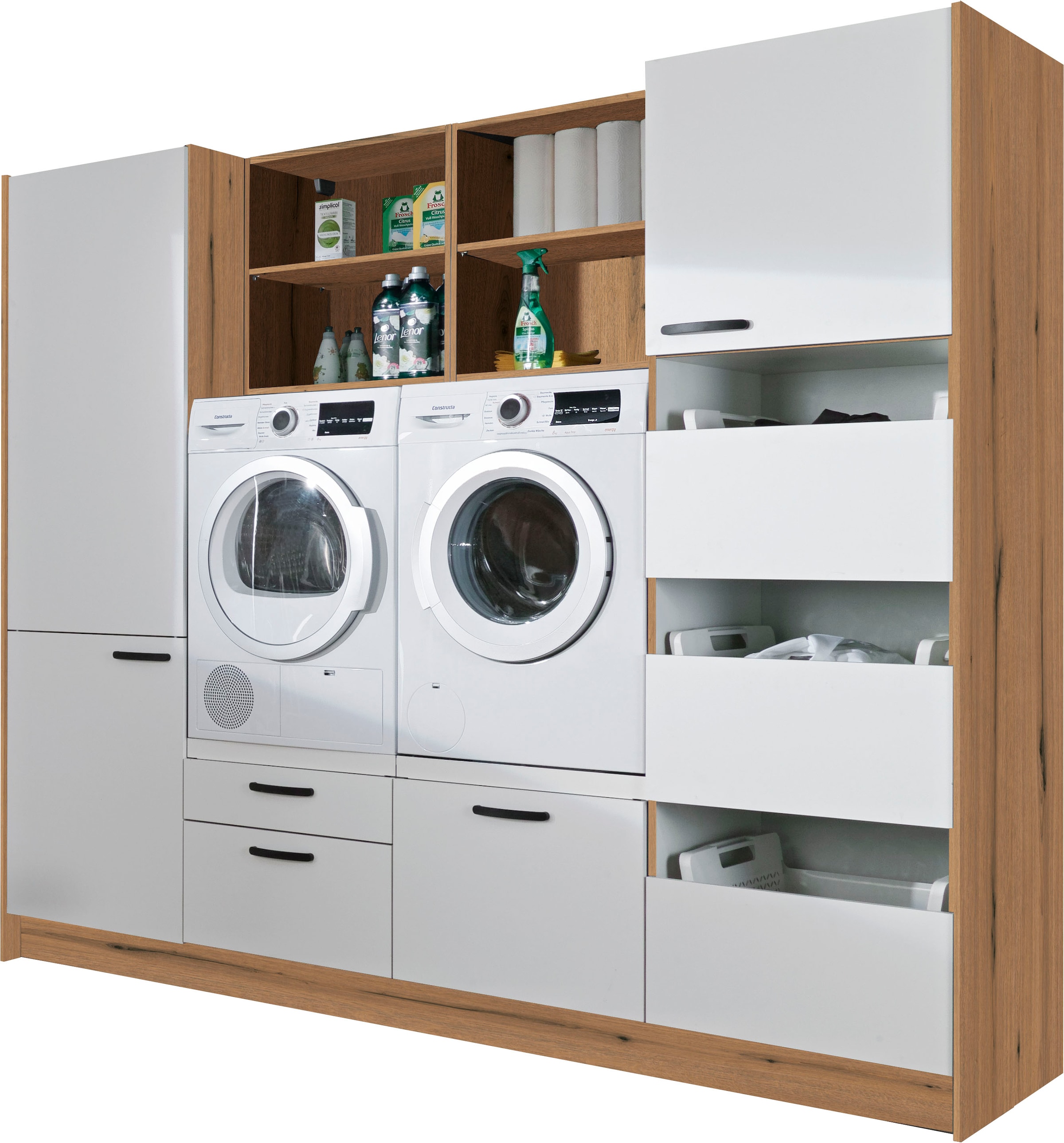 Express Küchen Schrank-Set »Arta« Komplett-Set, ohne Geräte, vormontiert, mit Soft-Close-Funktion, Stellbreite 245 cm, 9 Stk. tlg.