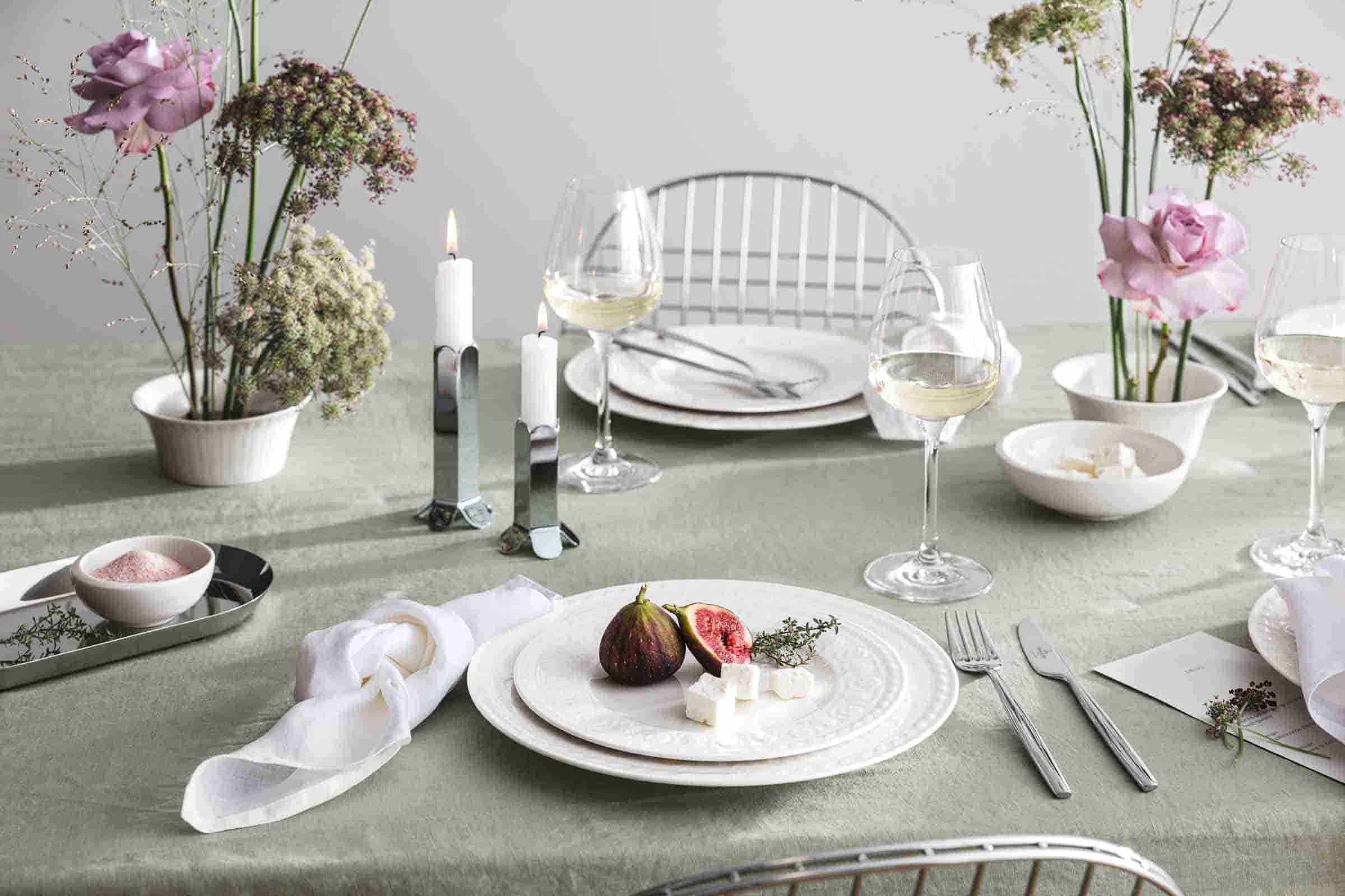 Villeroy & Boch Brotteller »Brotteller Cellini ø 18 cm 6er Set weiß« Spülmaschinengeeignet, Mikrowellenfest