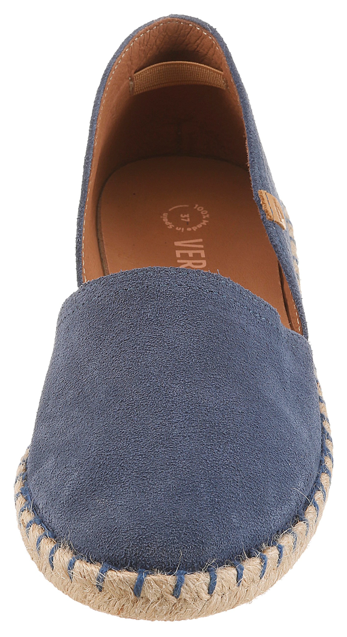 VERBENAS Espadrille »CARMEN SERRAJE«  , Schlupfschuh, Sommerschuh, Loafer mit typischem Jute-Rahmen
