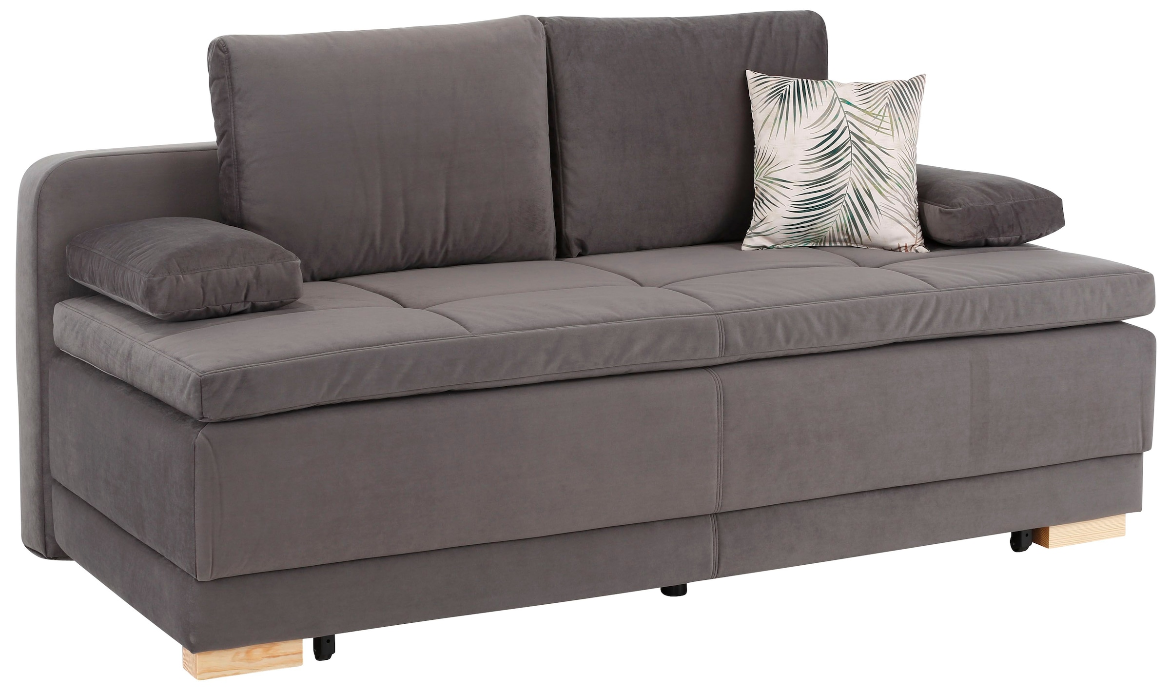 INOSIGN Schlafsofa »Berlin«, Dauerschläfer mit Boxspringfederung, Bettfunktion und Bettkasten