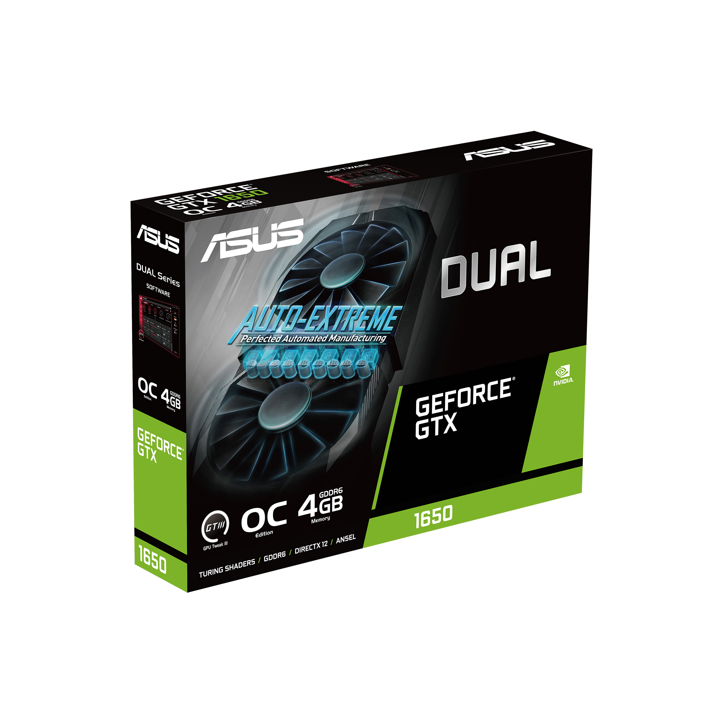 Asus Grafikkarte »DUAL-GTX1650-O4GD6-P-EVO«, 4 GB, GDDR6