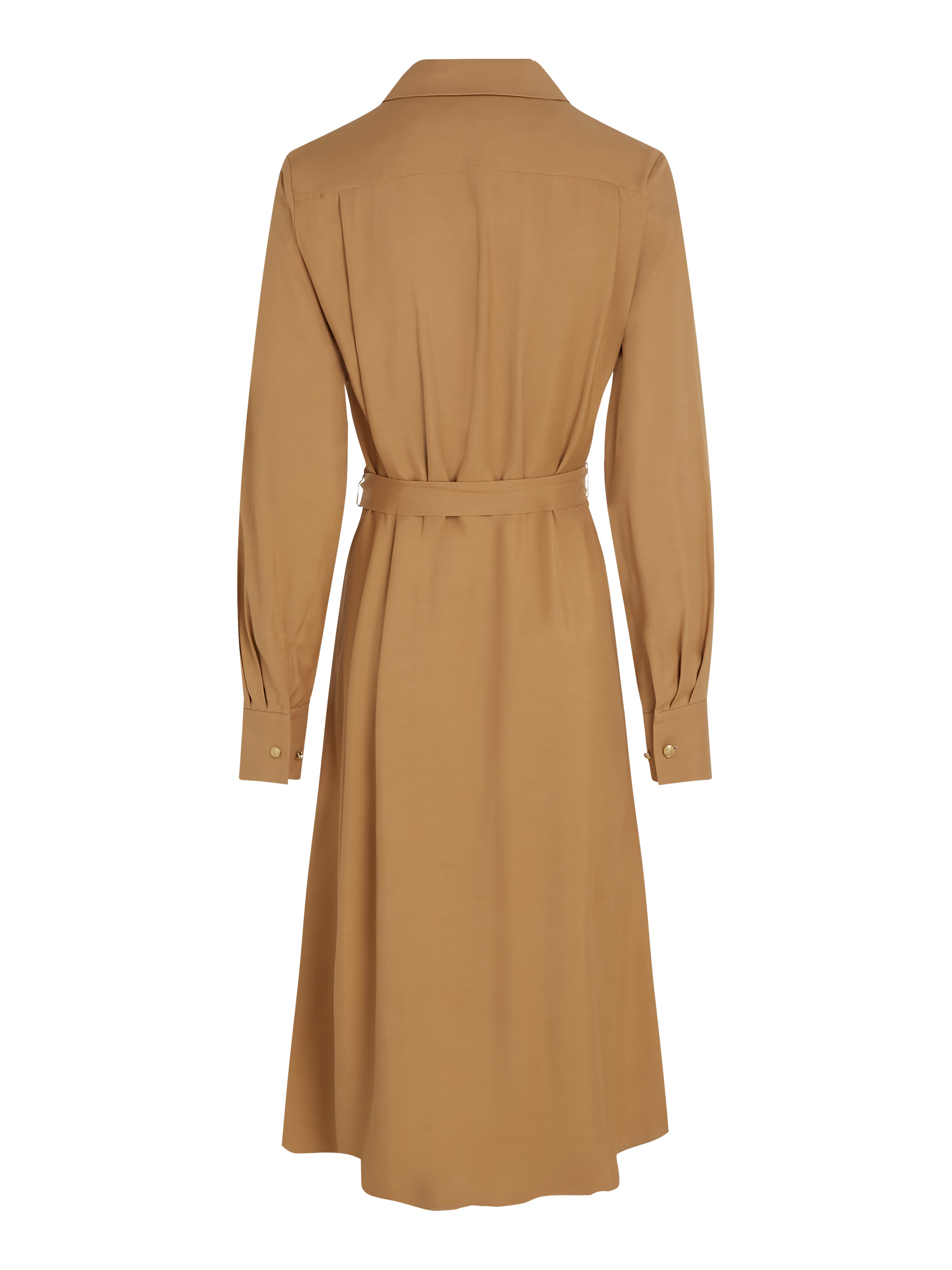 Tommy Hilfiger Hemdblusenkleid »FLUID VISCOSE SHIRT DRESS«, fließende Viskose Qualität