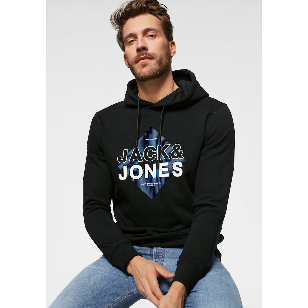 Jack & Jones Kapuzensweatshirt, mit Logodruck