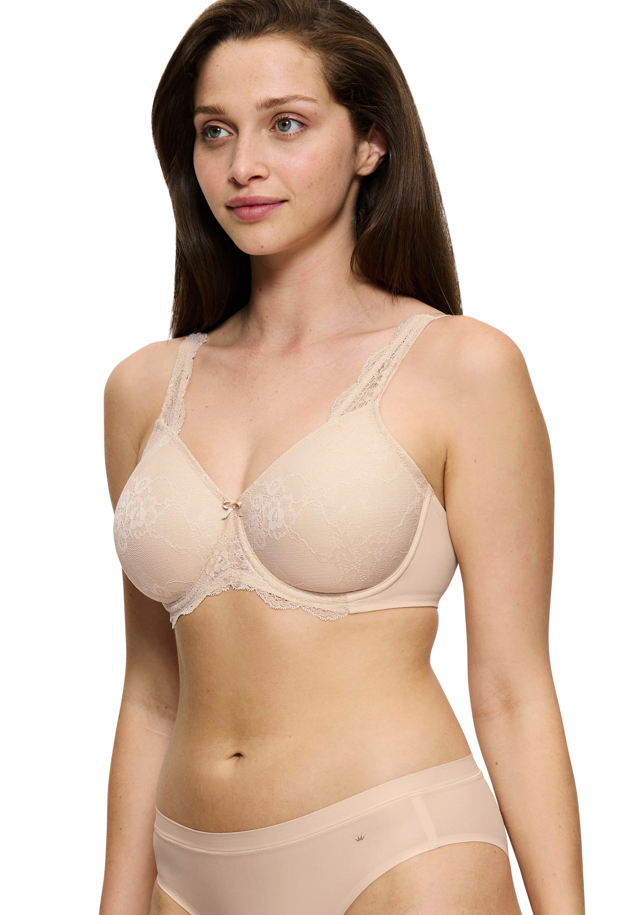 Triumph Minimizer-BH »Contouring Sensation W01«, Cup C-G, aus wunderschöner, blumiger Spitze, Dessous