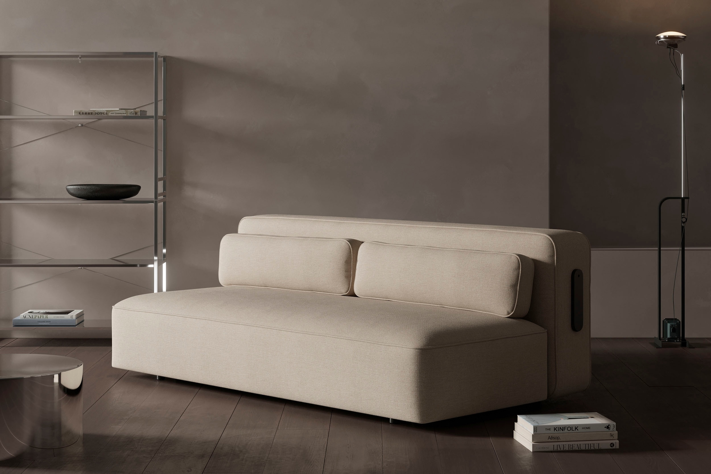 INNOVATION LIVING ™ Schlafsofa »YONATA Sofa im aktuellen Design, hoher Komfort, elegant und hochwertig«, komfortable Taschenfederkernpolsterung, Breite Liegefläche 149 cm