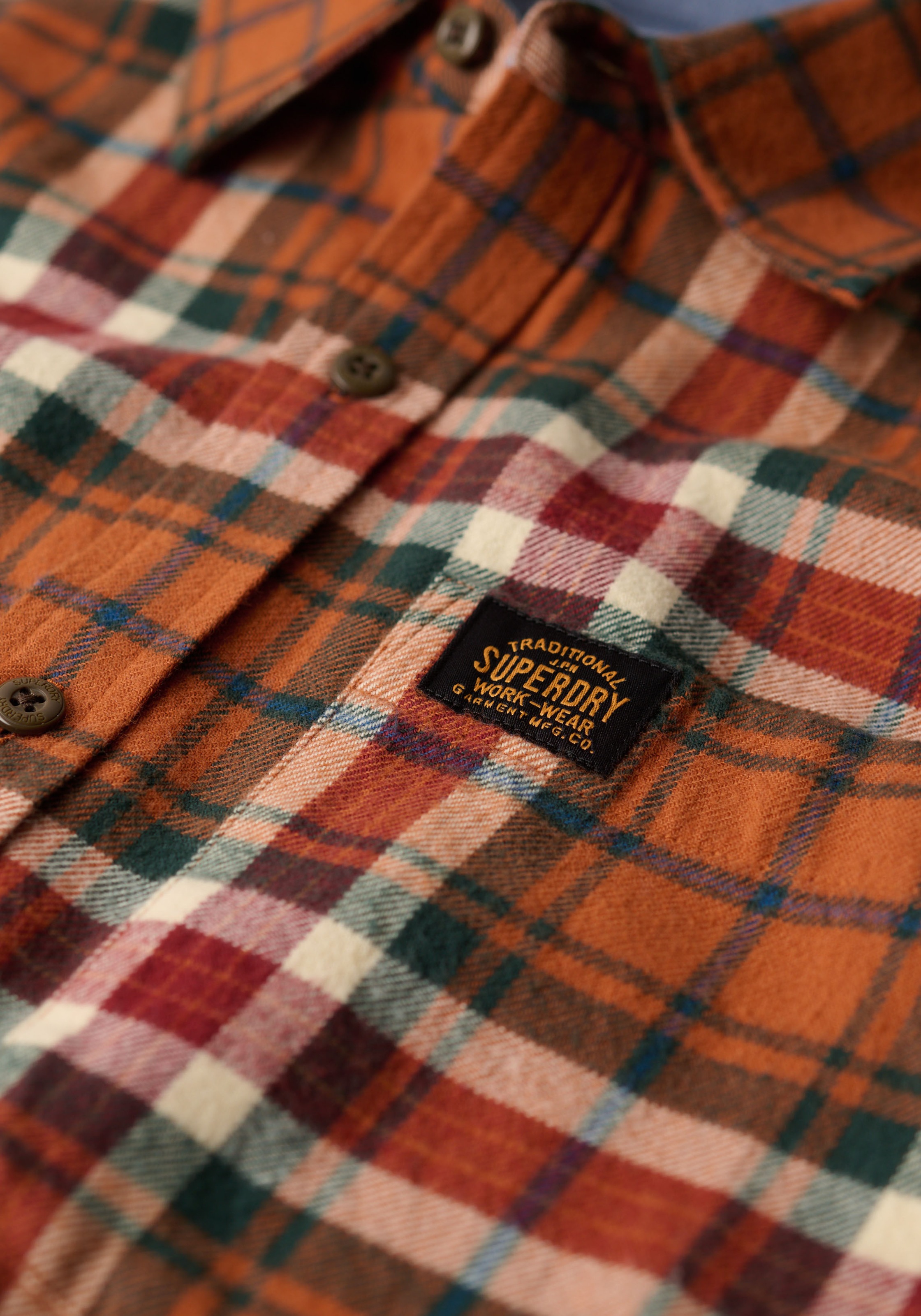 Superdry Langarmhemd »Organic Cotton Lumberjack Check Shirt«