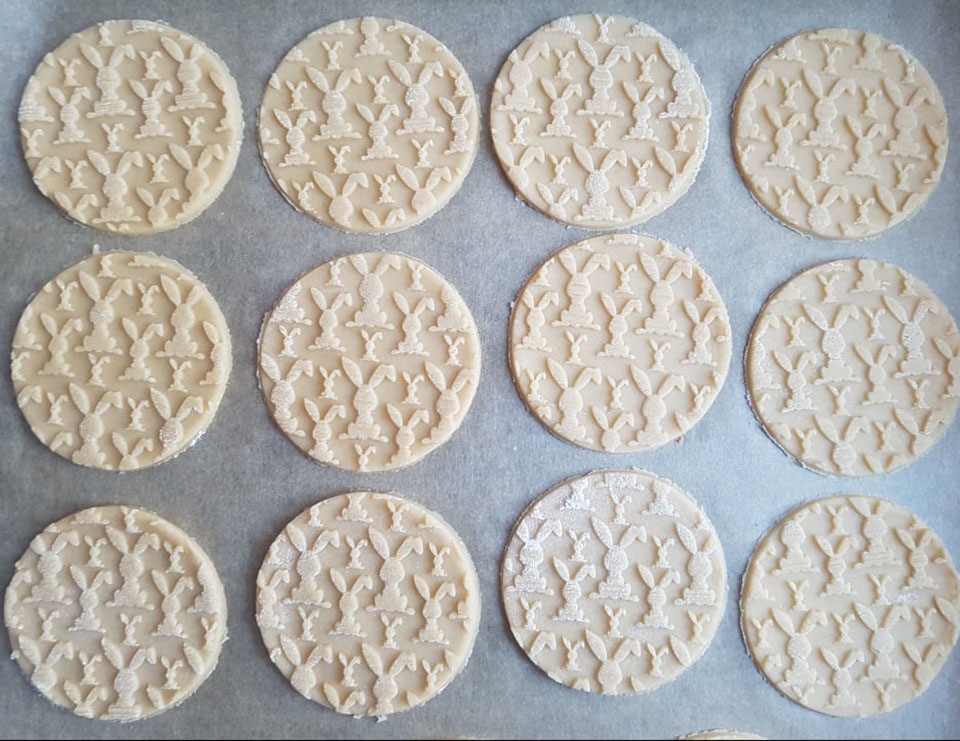 folkroll Teigroller »3D-Motiv-Teigrolle« Osterhasen