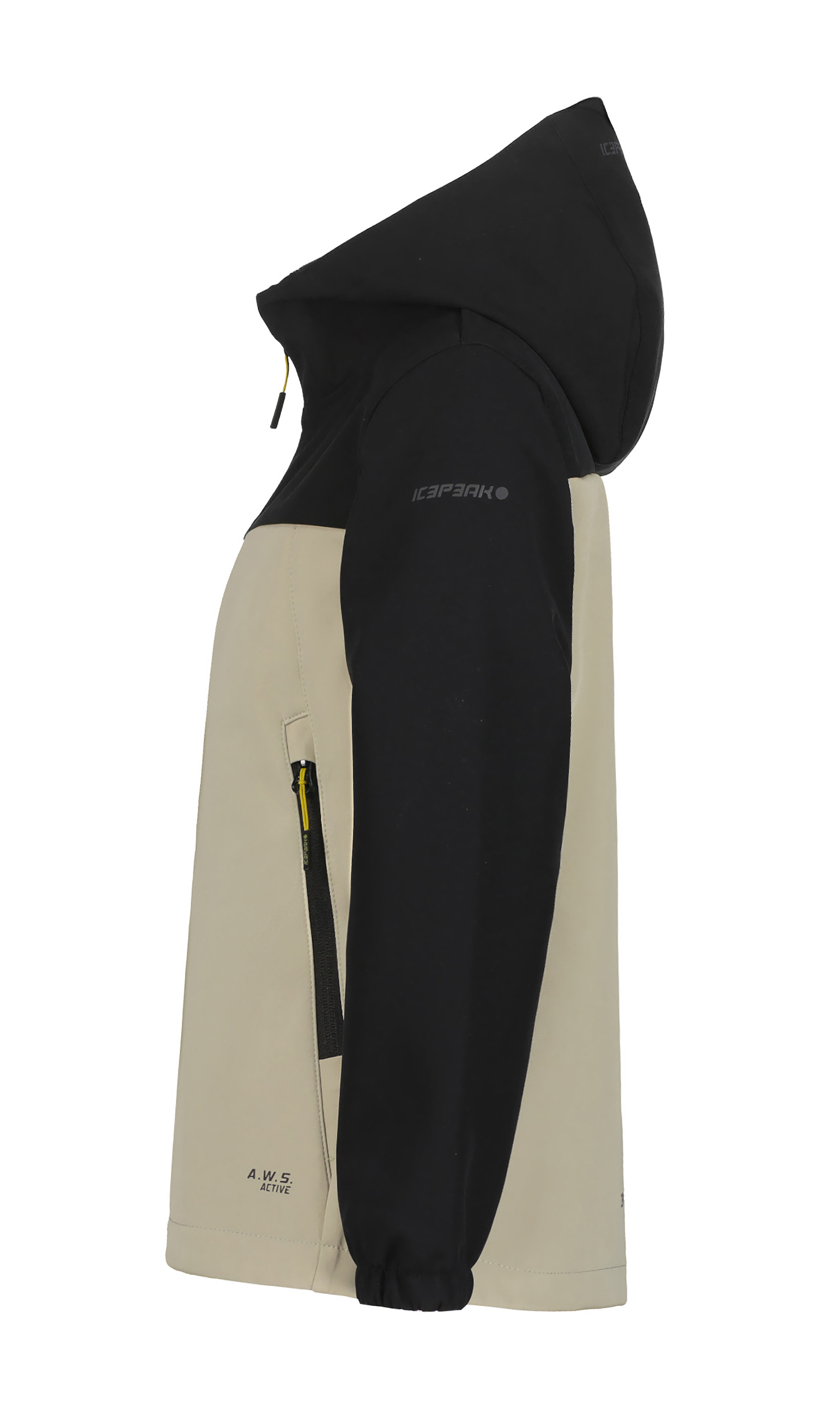 Icepeak Softshelljacke »KONAN JR«, (1 St.), mit Kapuze, aus winddichtem und wasserabweisendem Material