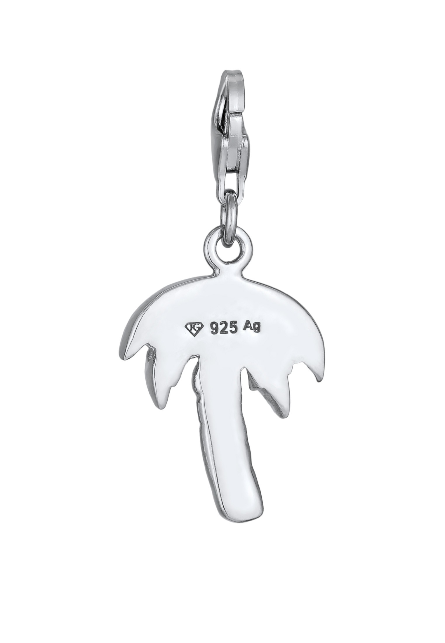 Elli Charm-Einhänger »Charm Palme Emoij 925 Sterling Silber«