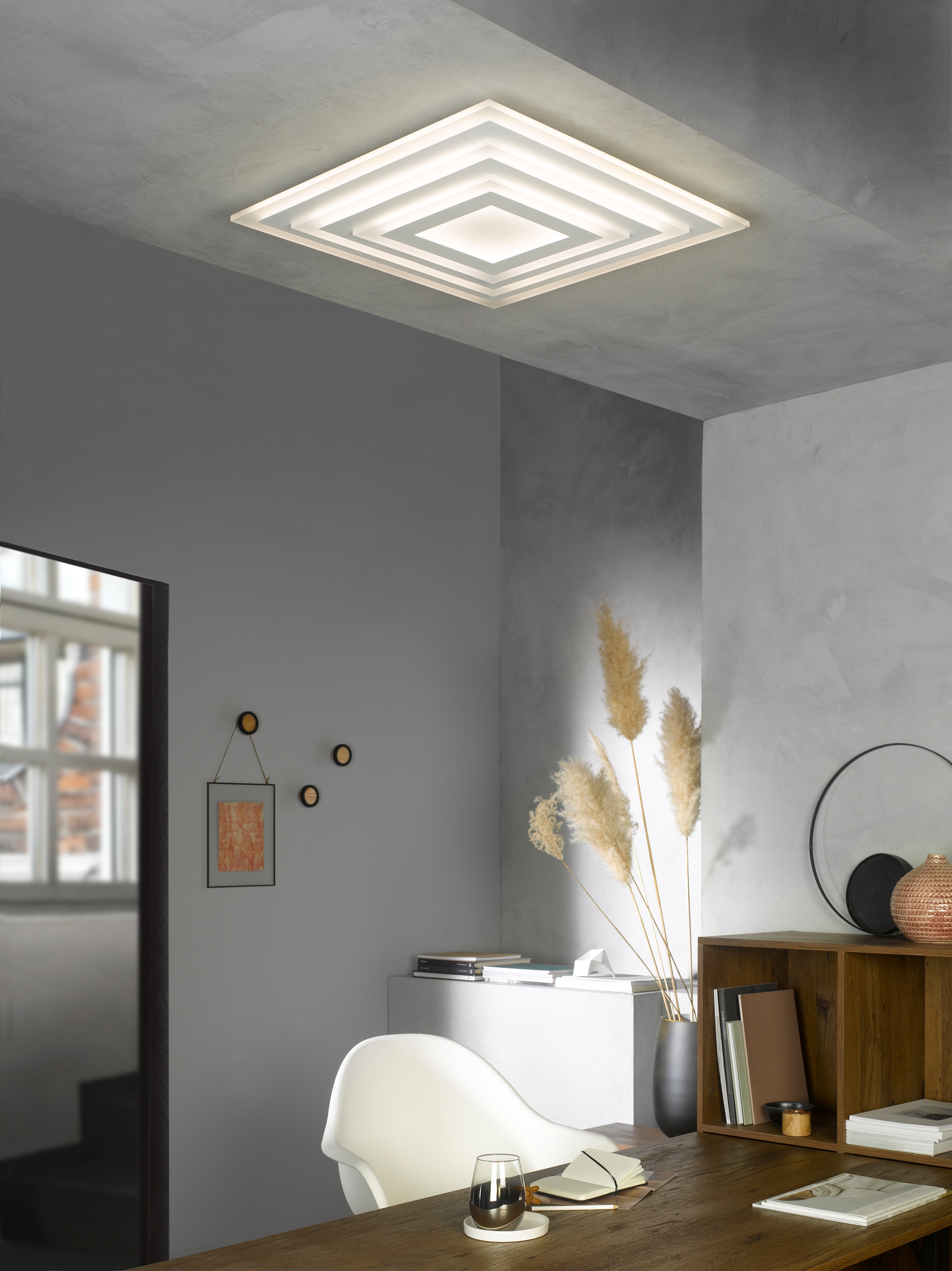 FISCHER & OTTO ermöglicht Lichtstimmungen Deckenleuchte HONSEL »Gorden«, 1 bei LED flammig-flammig, 2700+6500K zwischen Farbtemperaturregelung online