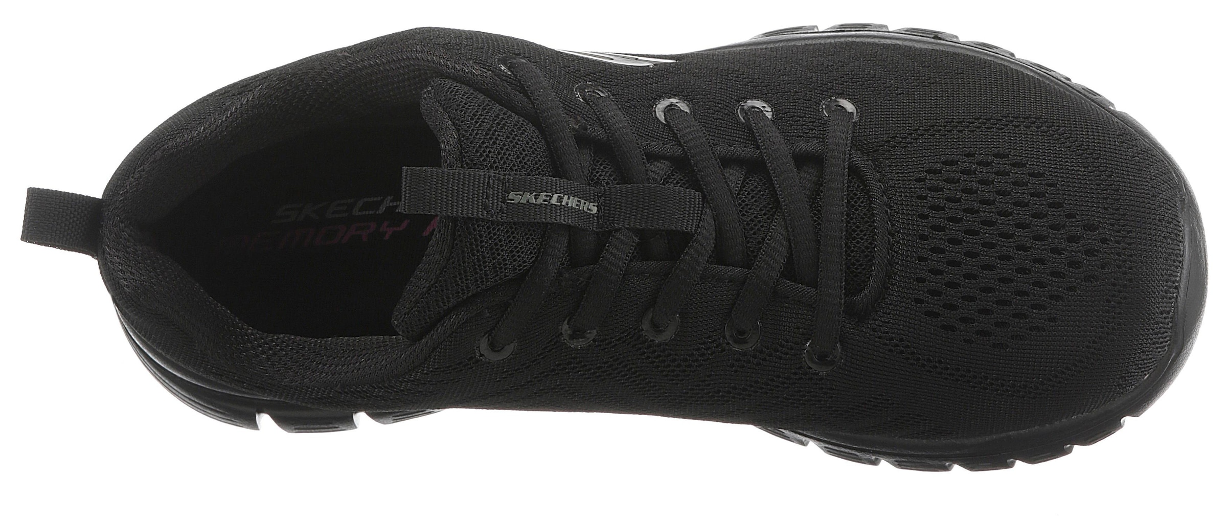 Skechers Sneaker »Graceful - Get Connected«, Freizeitschuh, Halbschuh, Schnürschuh mit Memory Foam