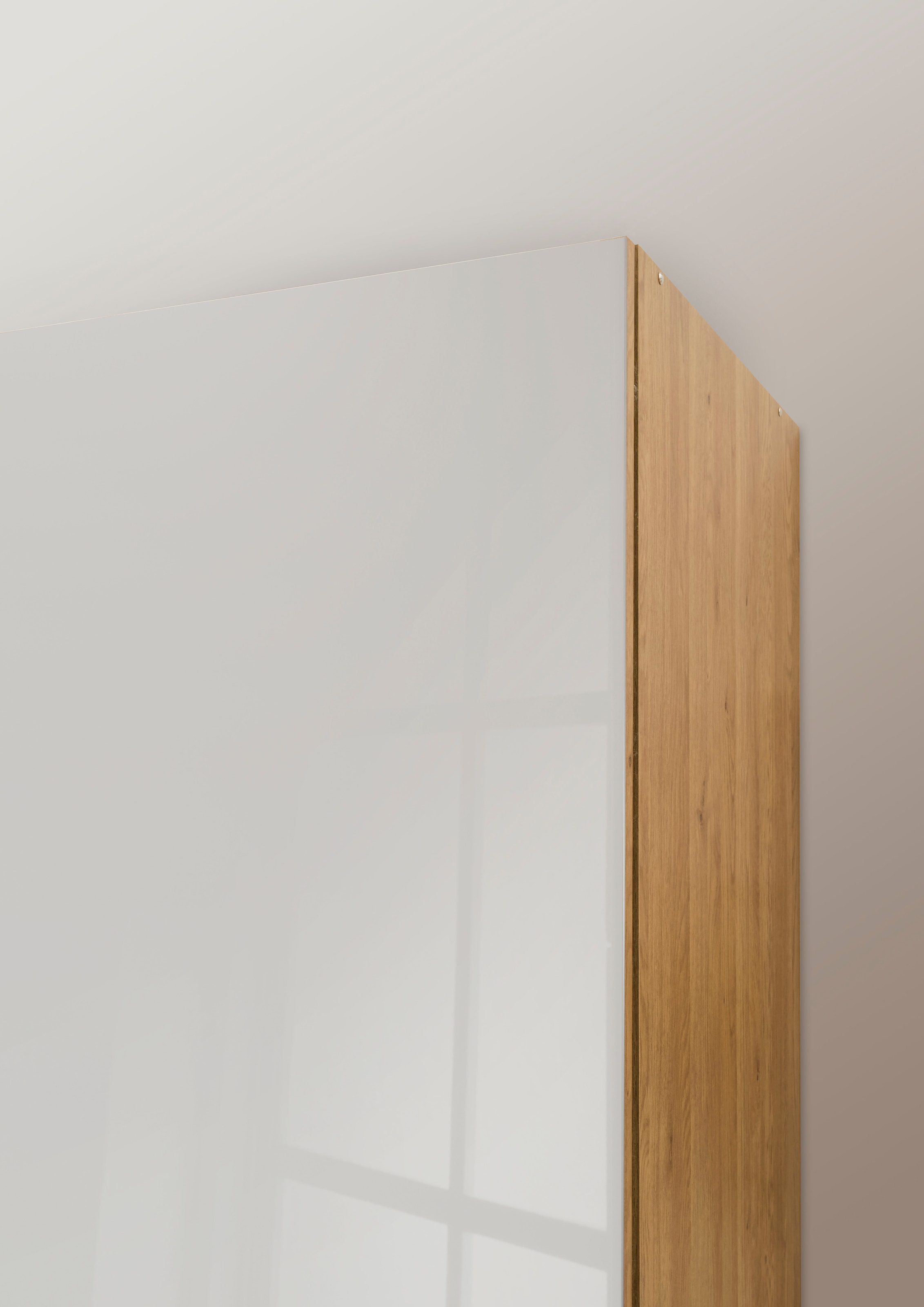 WIEMANN Kleiderschrank »Kiruna« mit Champagnerglas und Spiegel