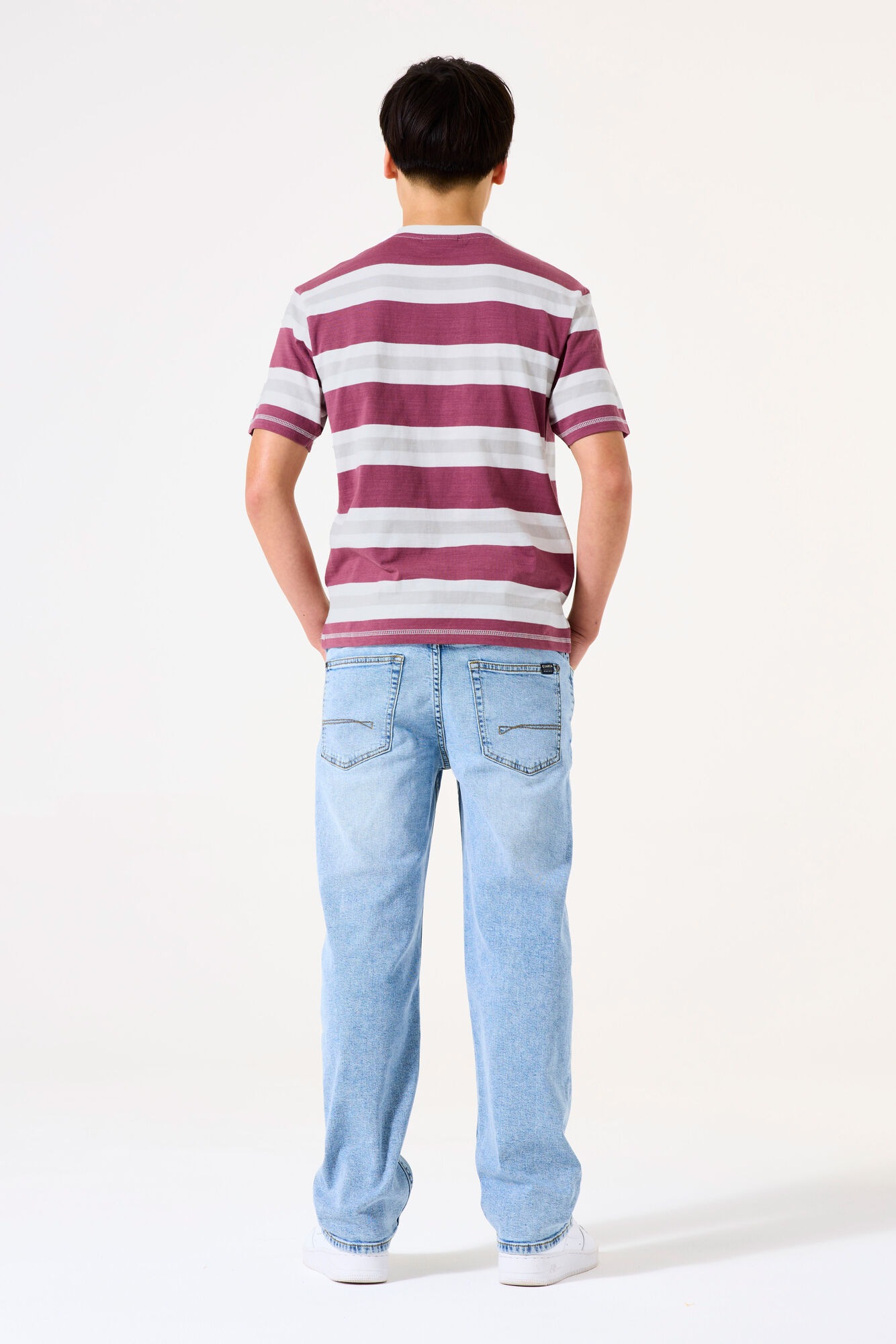 Garcia T-Shirt , mit Streifen Muster
