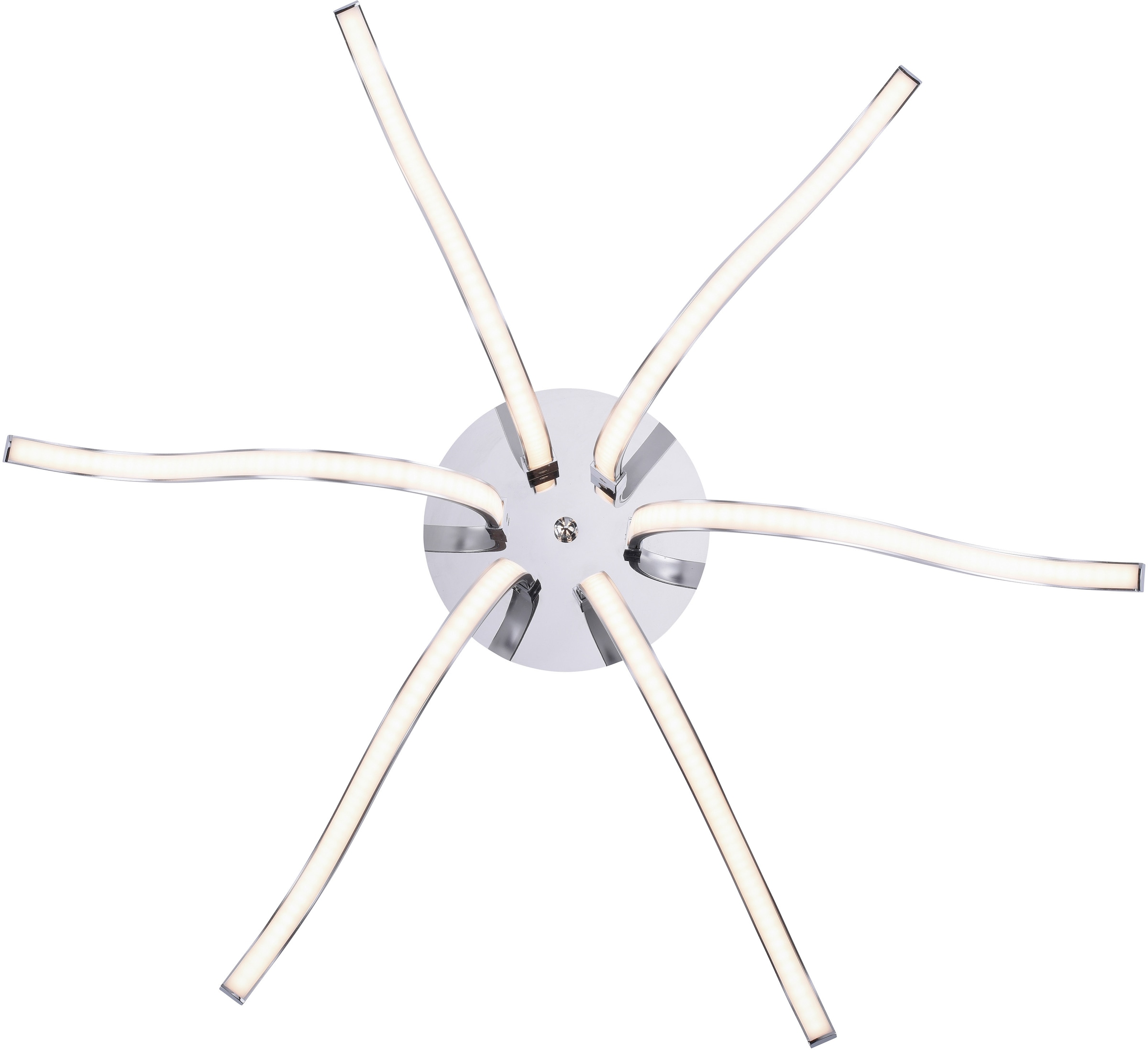 JUST LIGHT LED Deckenleuchte »VALERIE«, 6 flammig, Leuchtmittel LED-Board | LED wechselbar, LED Deckenlampe