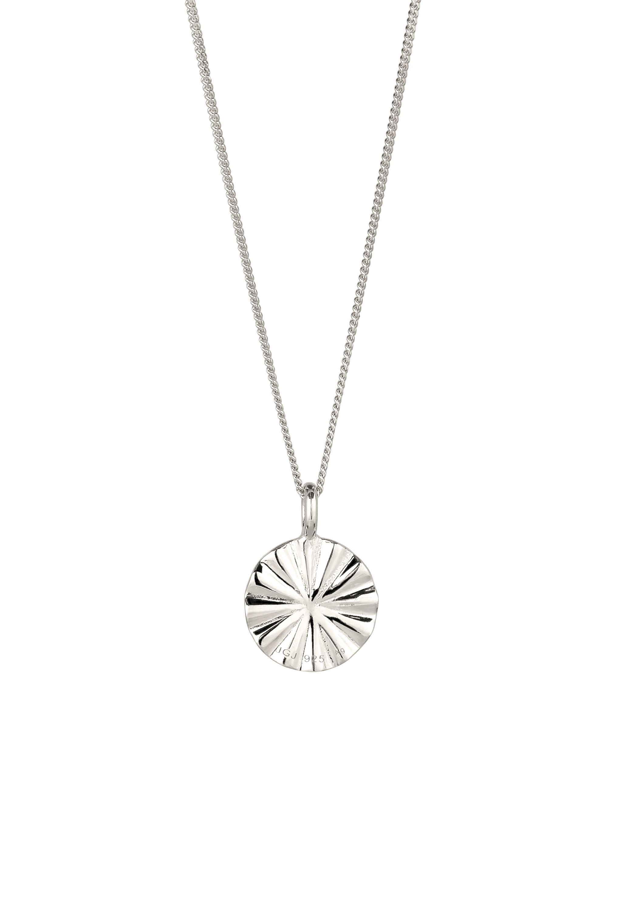 Elli Kette mit Anhänger »Halskette Symbol Sonne Rund 925 Sterling Silber«