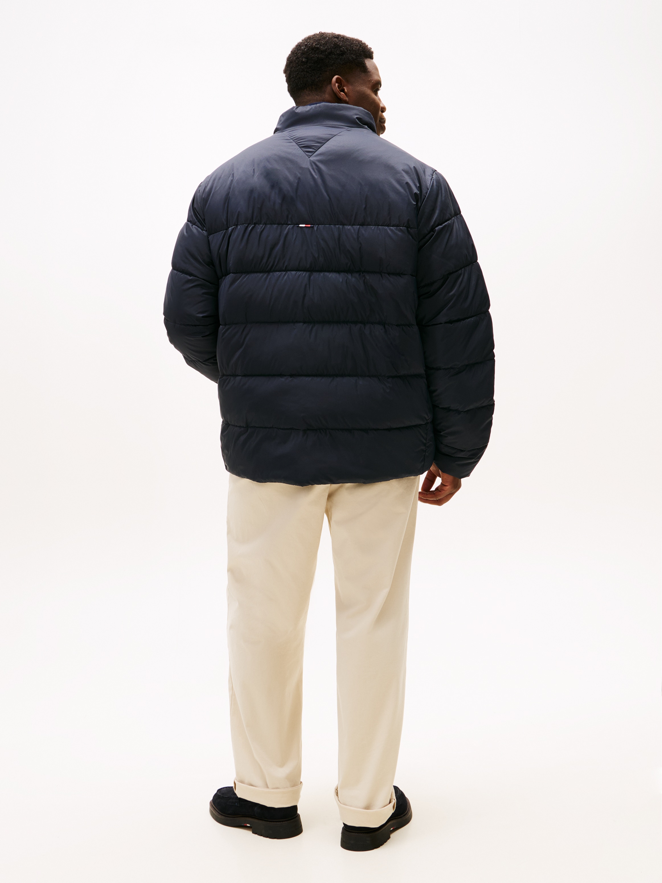 Tommy Hilfiger Big & Tall Steppjacke »STAND COLLAR JACKET«, ohne Kapuze, Winterjacke, Outdoorjacke, Steppjacke; Große Größen