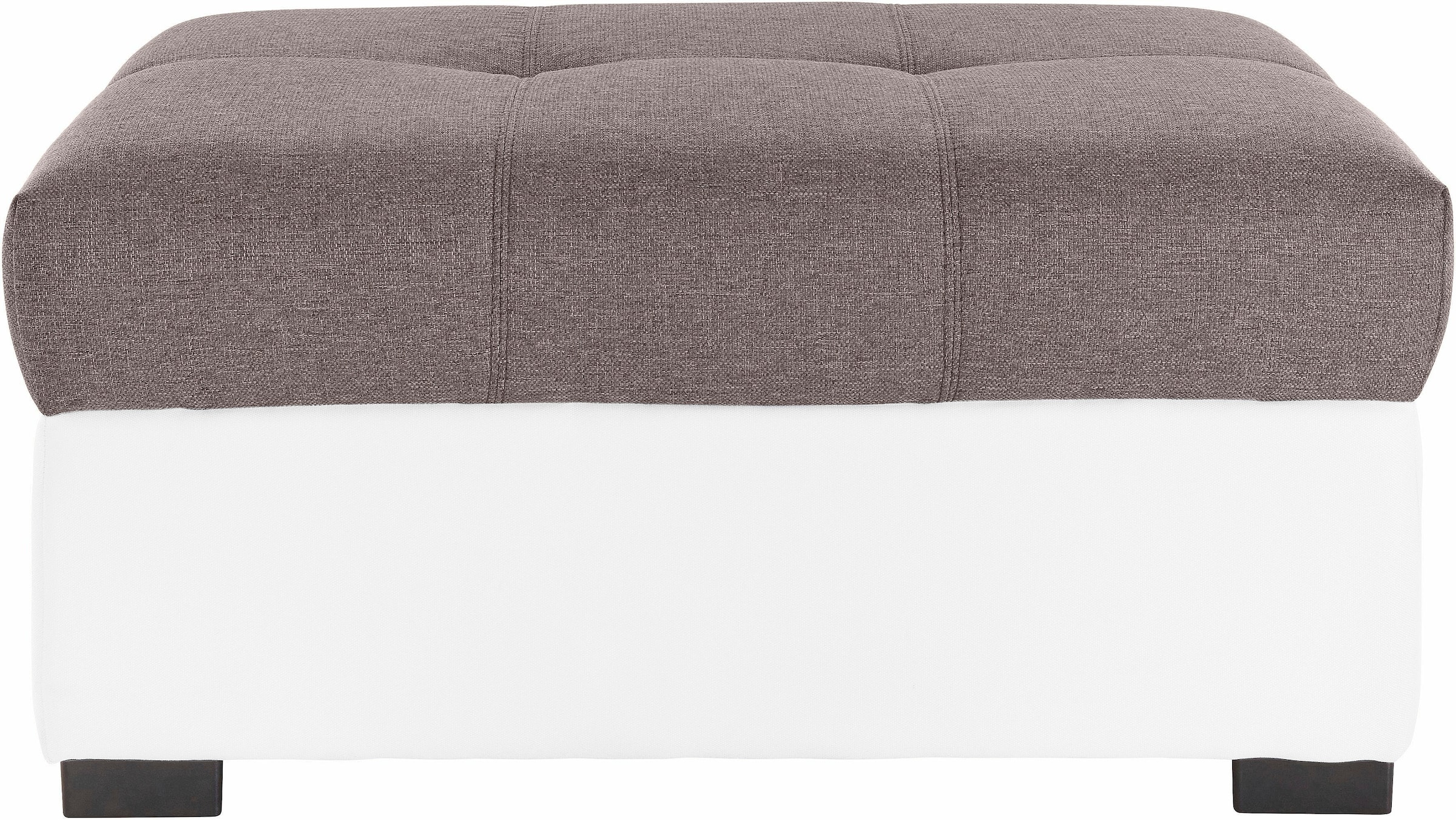 COTTA Polstergarnitur »Speedway«, (Set), Set: bestehend aus Wohnlandschaft und Hocker, wahlweise Bettfunktion