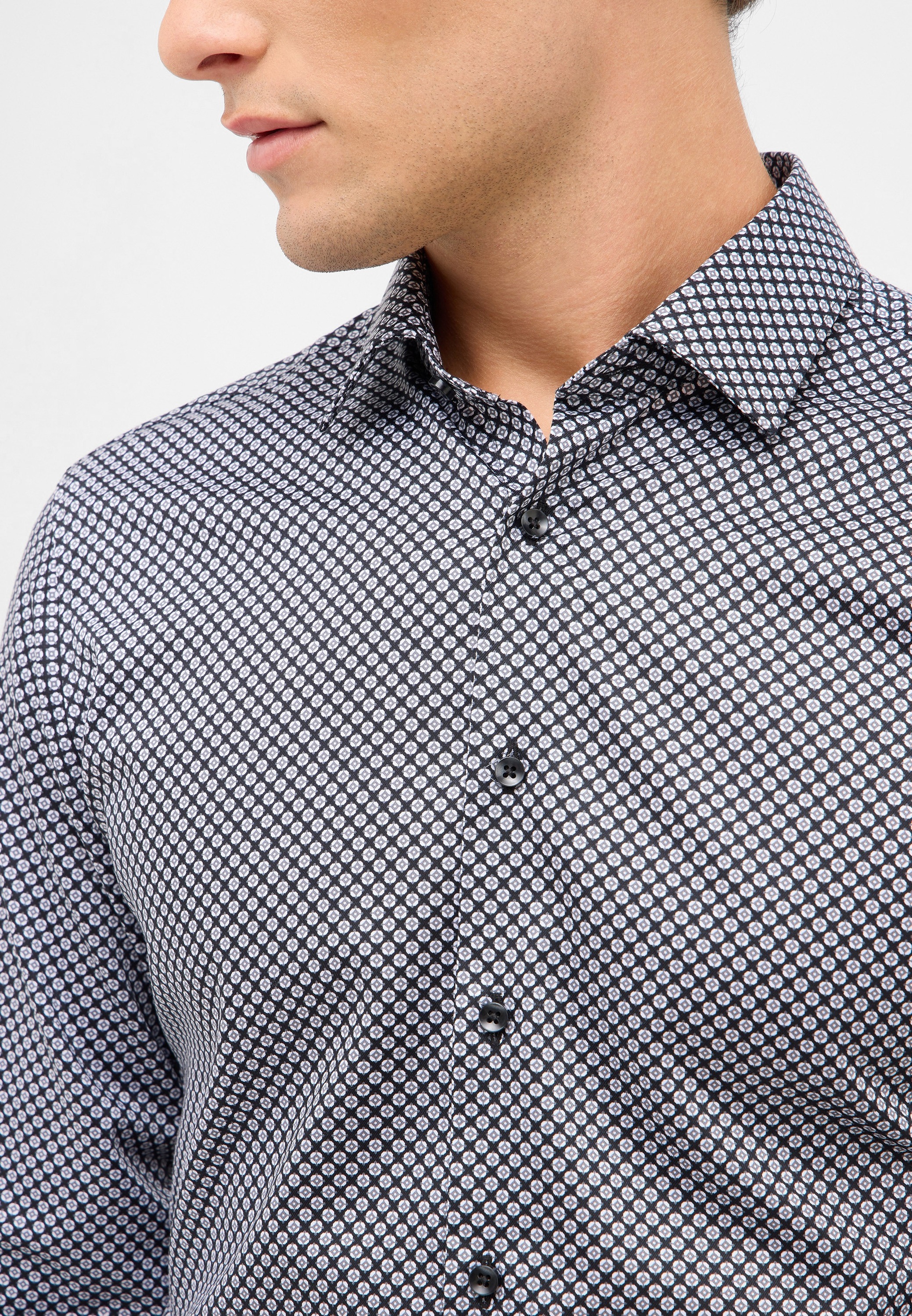 Eterna Langarmhemd »SLIM FIT« NON IRON (bügelfrei)