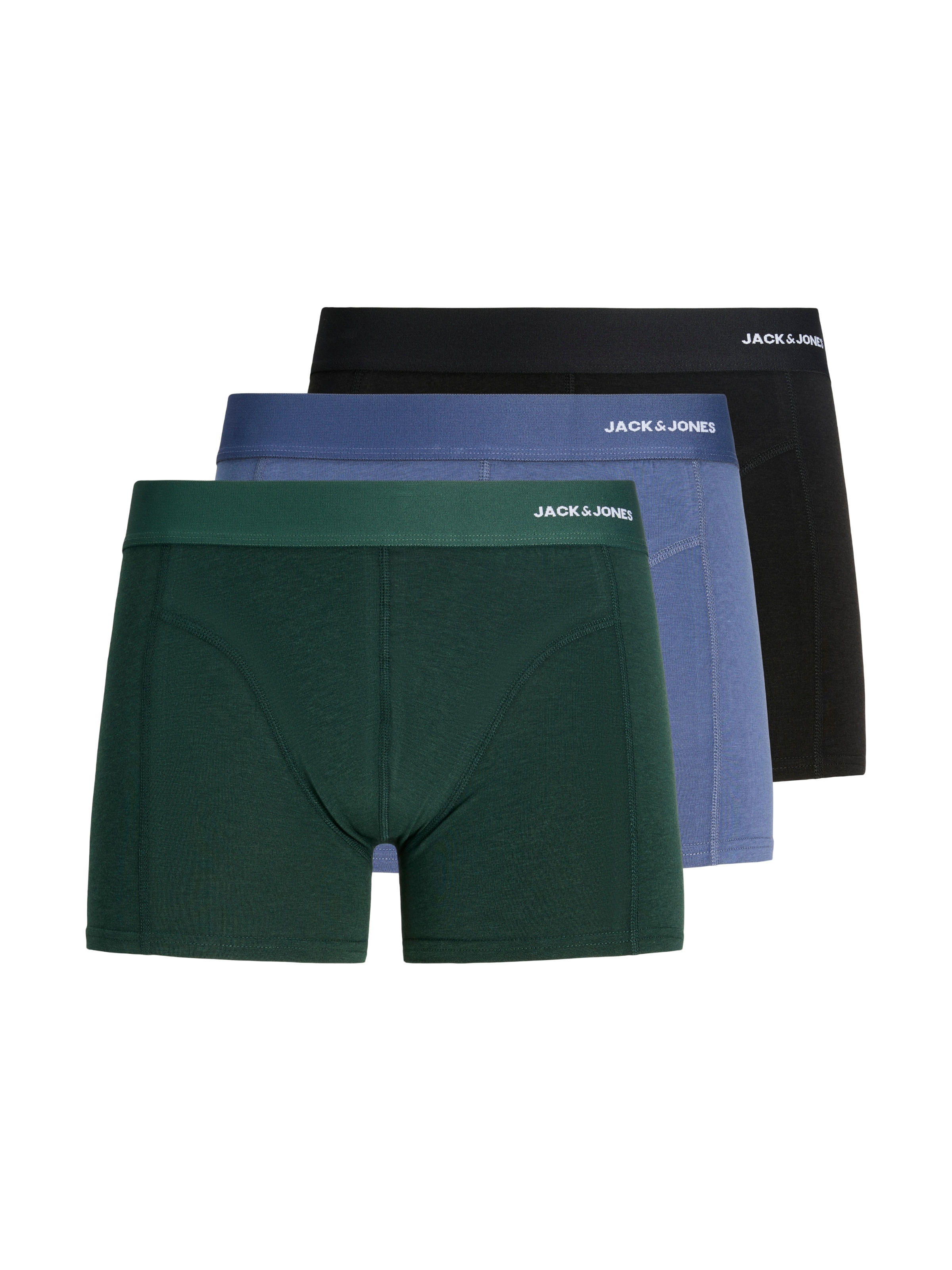 Jack & Jones Trunk »JACCOMO SOLID BAMBOO TRUNKS 3 PACK SN« Packung, 3 Stk. Viskosemischung, elastischer Bund