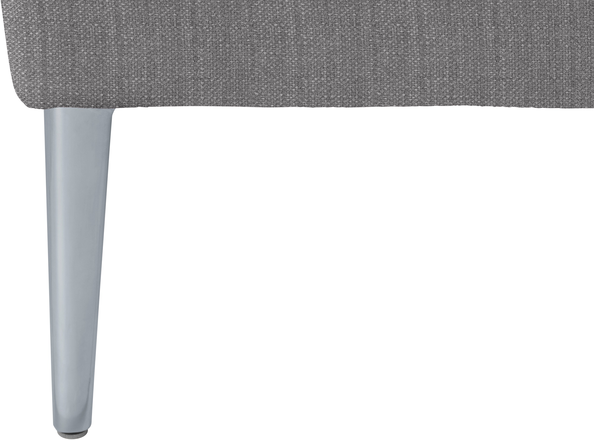 W.SCHILLIG Ecksofa »enjoy&MORE, Designsofa, bequem, zeitlos und elegant, L-Form« mit Sitztiefenverstellung, Füße silber matt, Breite 340 cm
