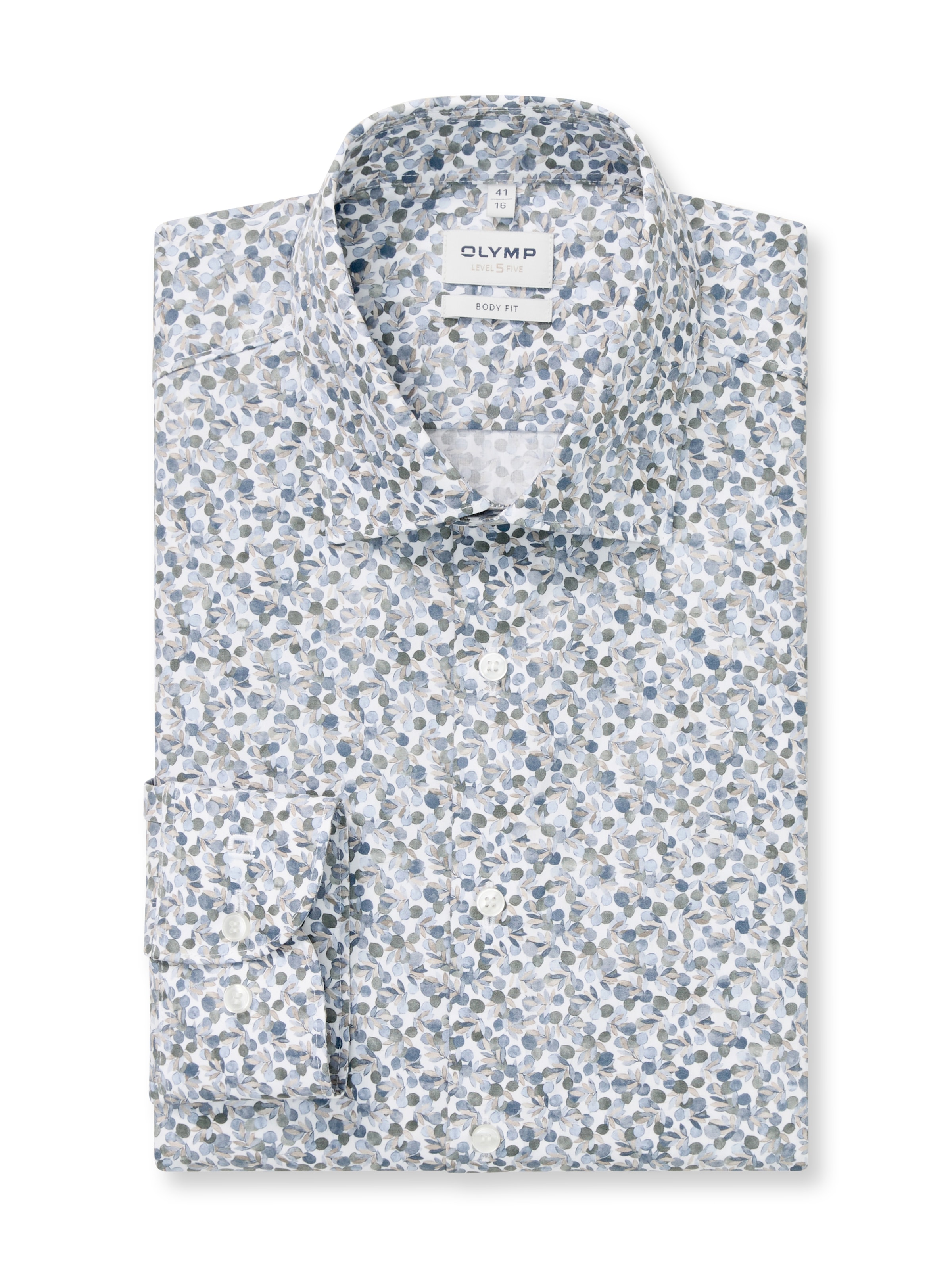 OLYMP Langarmhemd »Level Five« Businesshemd, body fit, Kentkragen, extra langer Arm