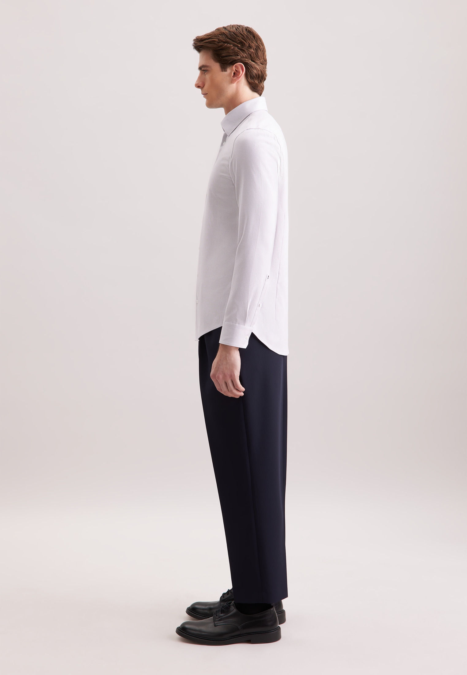 seidensticker Businesshemd »Schwarze Rose«, Shaped 1/1 Covered-Button-Down-Kragen