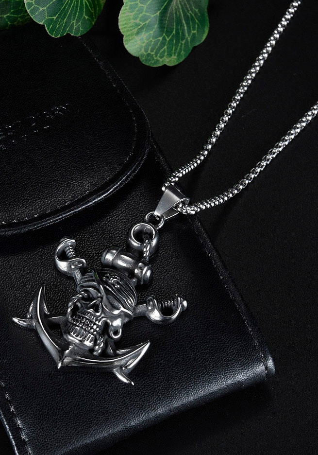 Firetti Kette mit Anhänger »Schmuck Geschenk Pirate Skull«