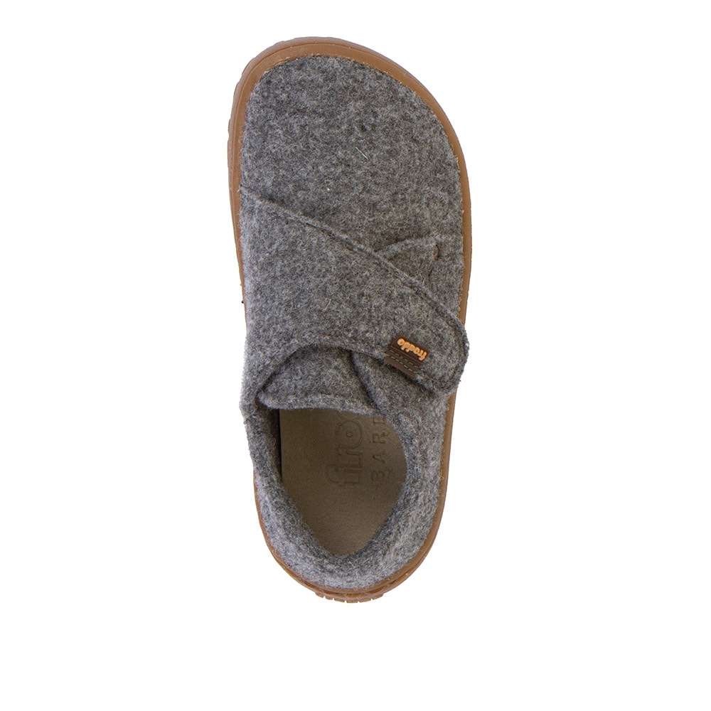 froddo® Hausschuh »BAREFOOT WOOLY«  Klettschuh, Kindergartenschuh mit Wollfutter
