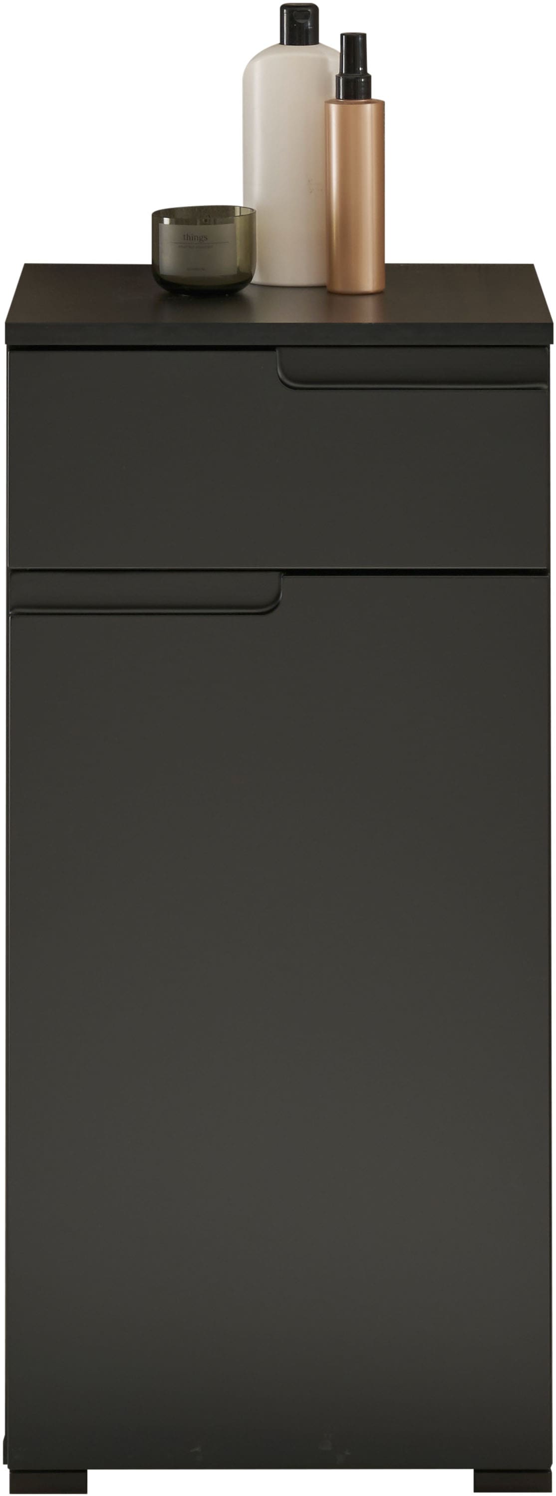BASIC by Balculina Midischrank »Spice, Badezimmerschrank BxTxH 40x85x32 cm«, (1 St.), Breite 40 cm, Griffmulden