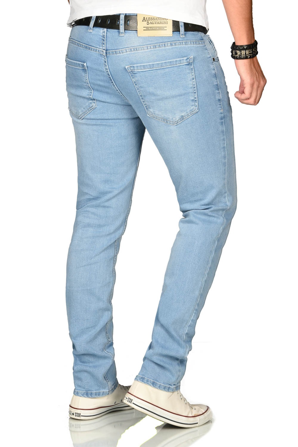 Alessandro Salvarini Stretch-Jeans »A. Salvarini Herren Jeans Blau Multi AS170-AS174«