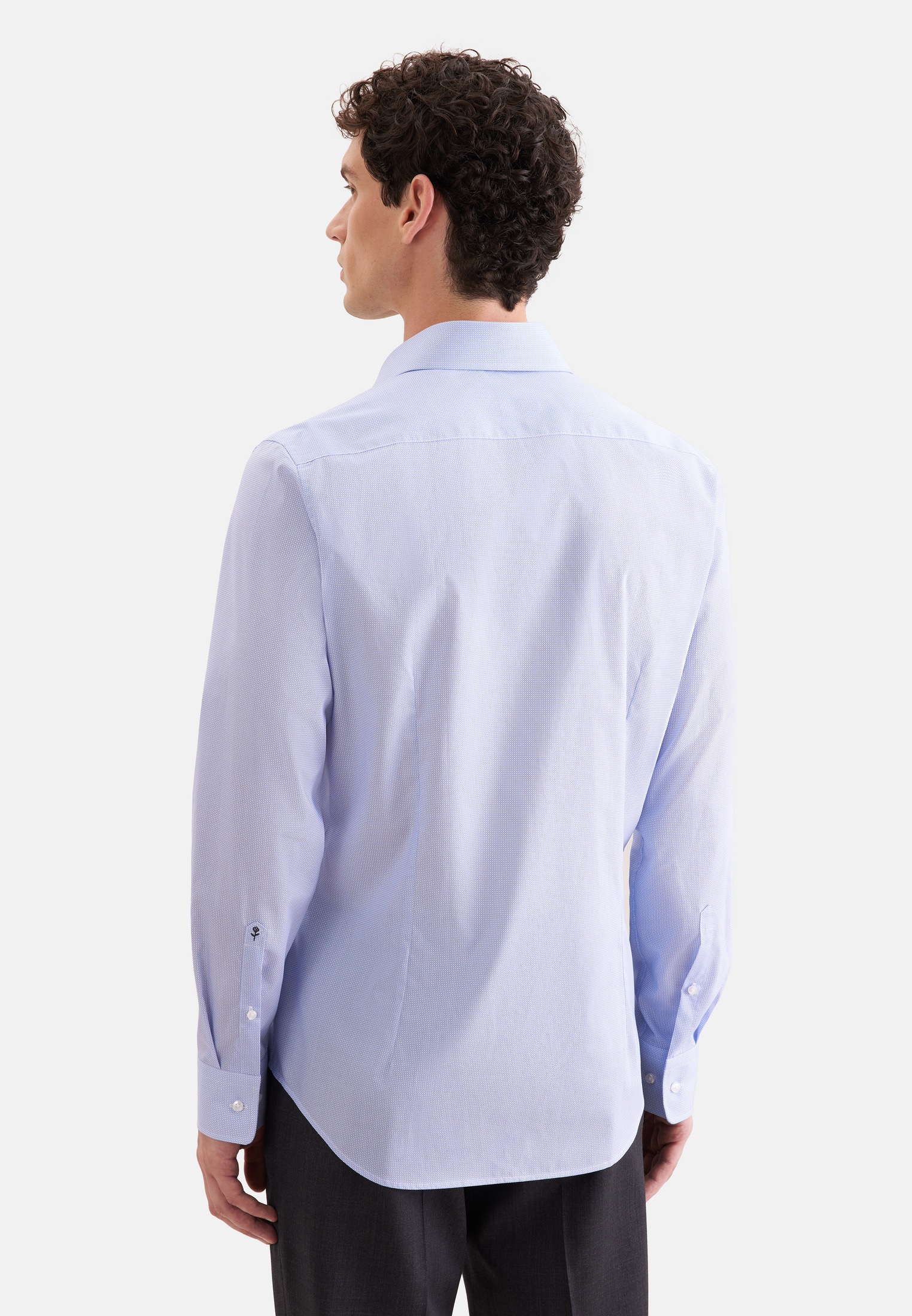 seidensticker Businesshemd »Schwarze Rose« Regular 1/1 Kentkragen Druck