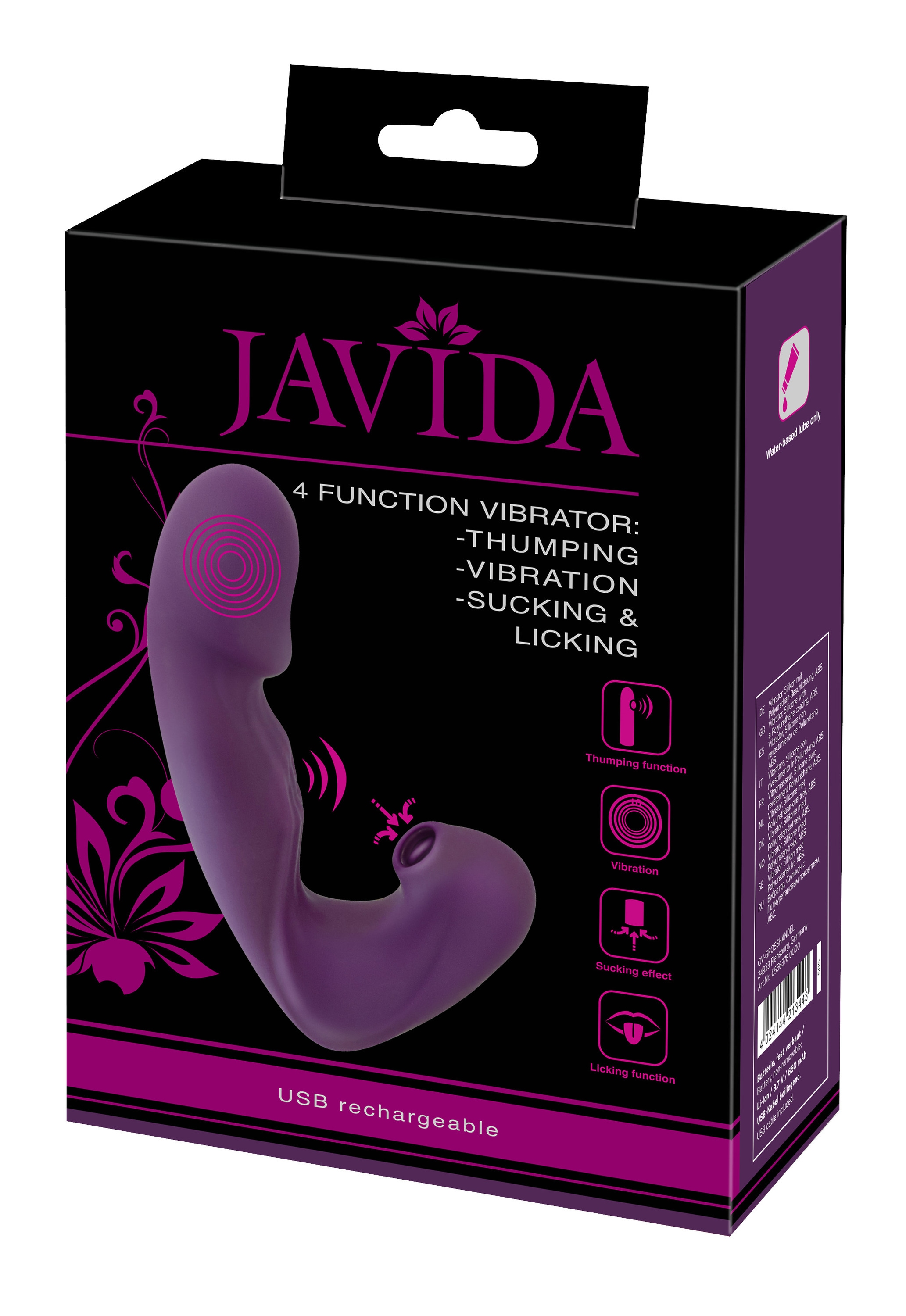 Javida Vibrator »Vibrator 4 Function Vibrator«
