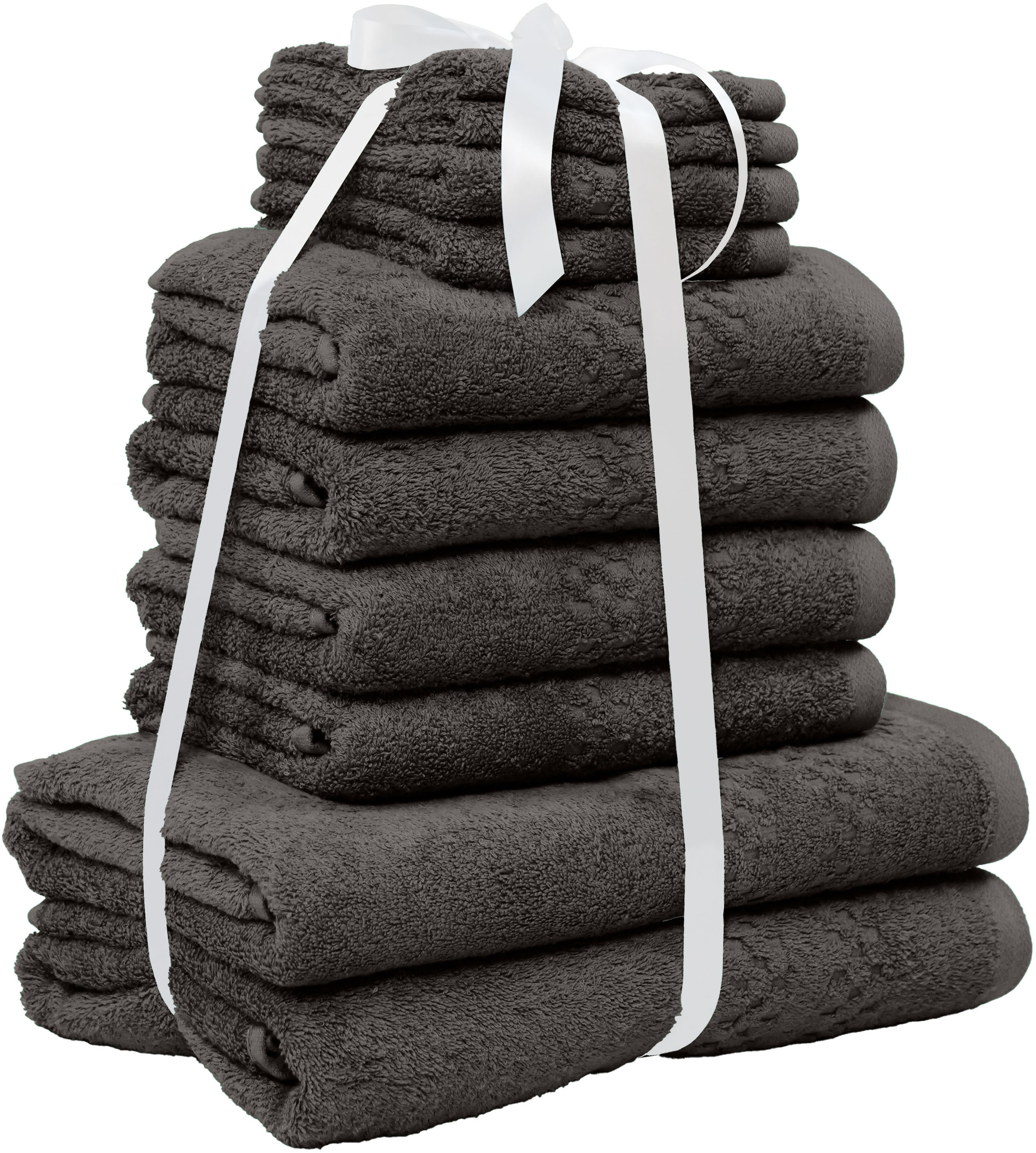 OTTO home Handtuch Set »Regona, als 10 tlg Set und Serie, Premium Handtücher, 500 gr/m²« Set 10 Stk. Frottier Duschtücher, Handtücher, Gästetücher, Seiftücher, 5 Jahre Garantie