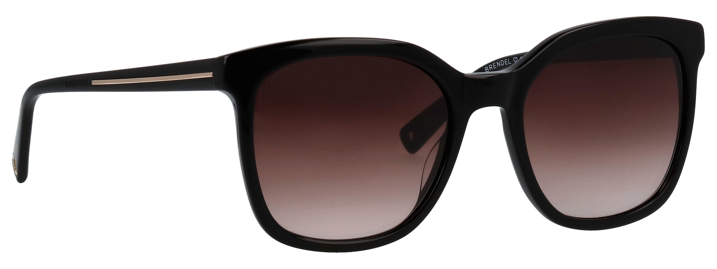 BRENDEL eyewear Sonnenbrille »Modell 906207« Form Karree/Eckig, Logoschriftzug auf Bügel, Kunststofffassung